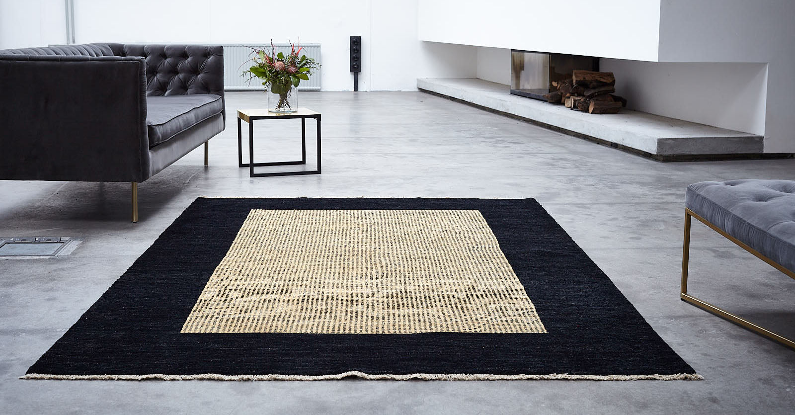 Quadratischer Teppich