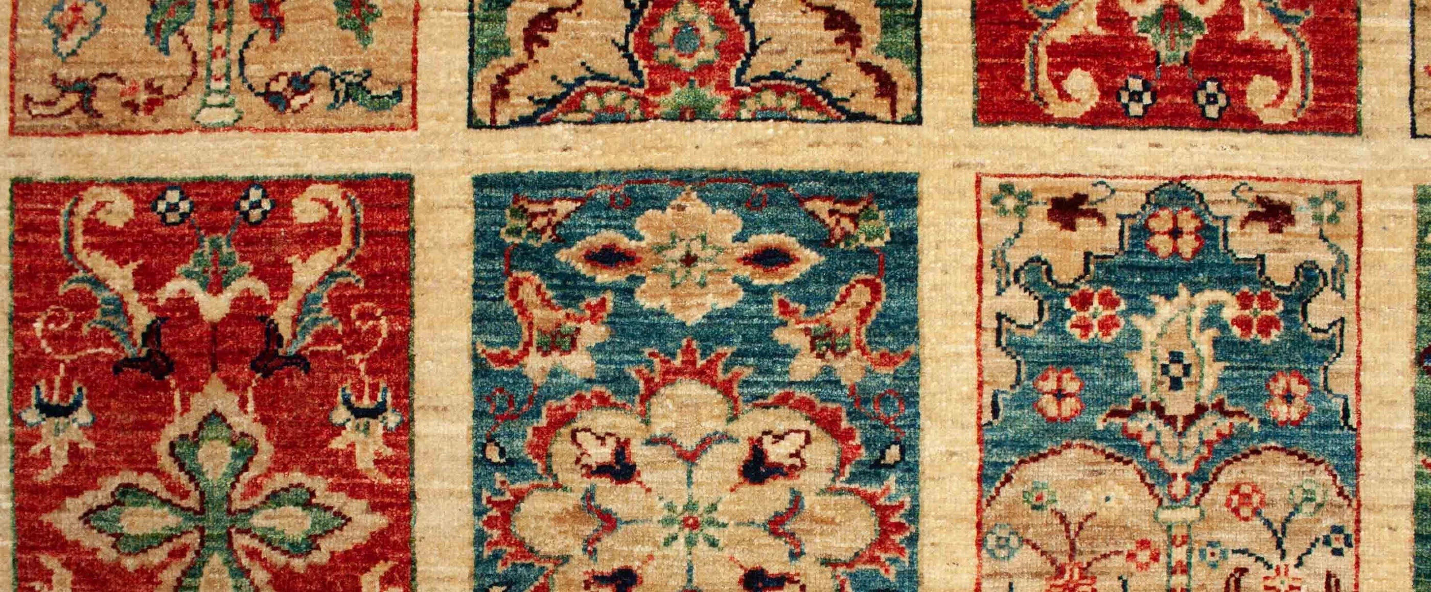 Bakhtiari Teppiche mit Feldermustern