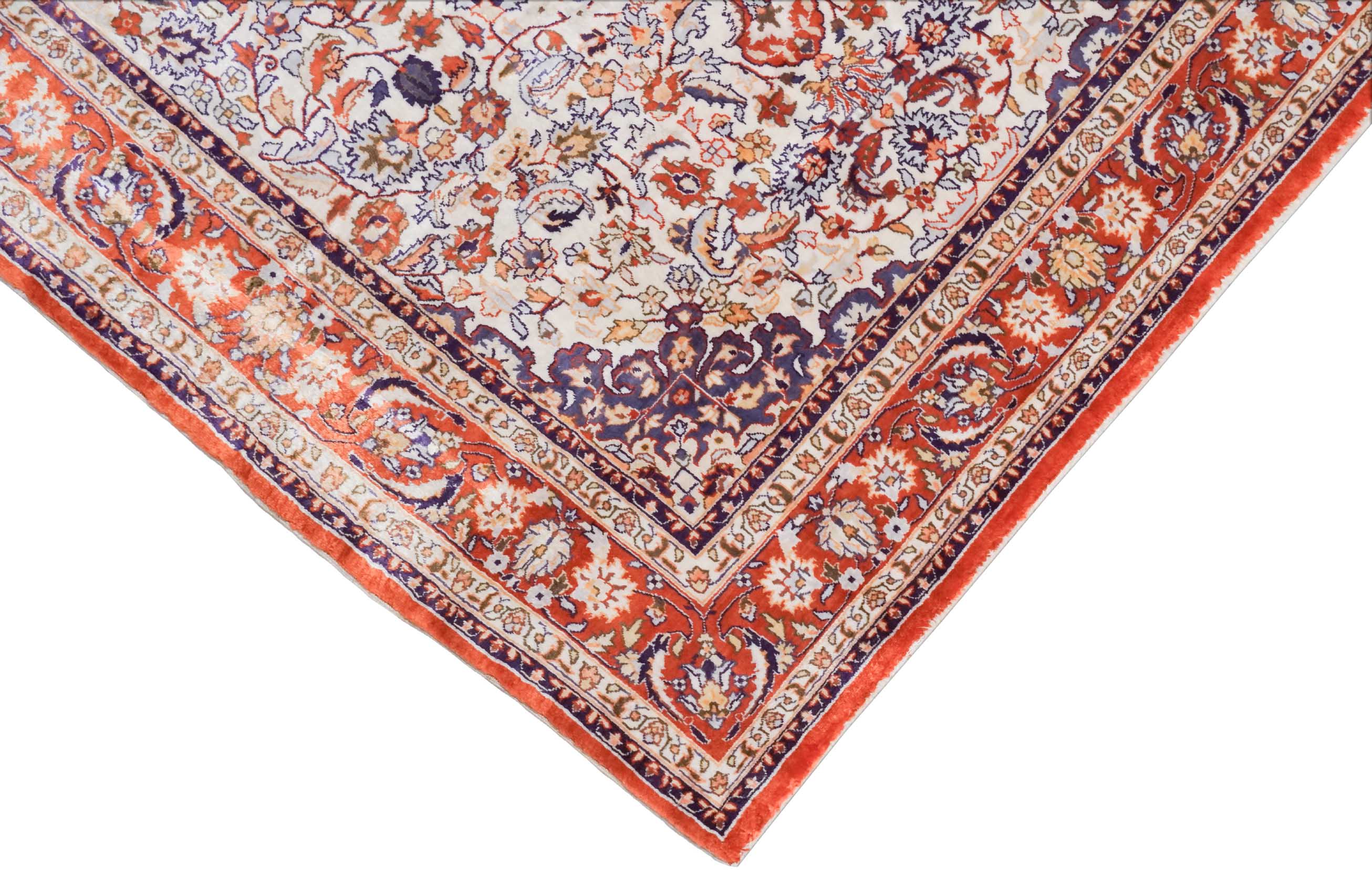 China Teppich aus reiner Seide | 94 x 62 cm | Nr. 17494