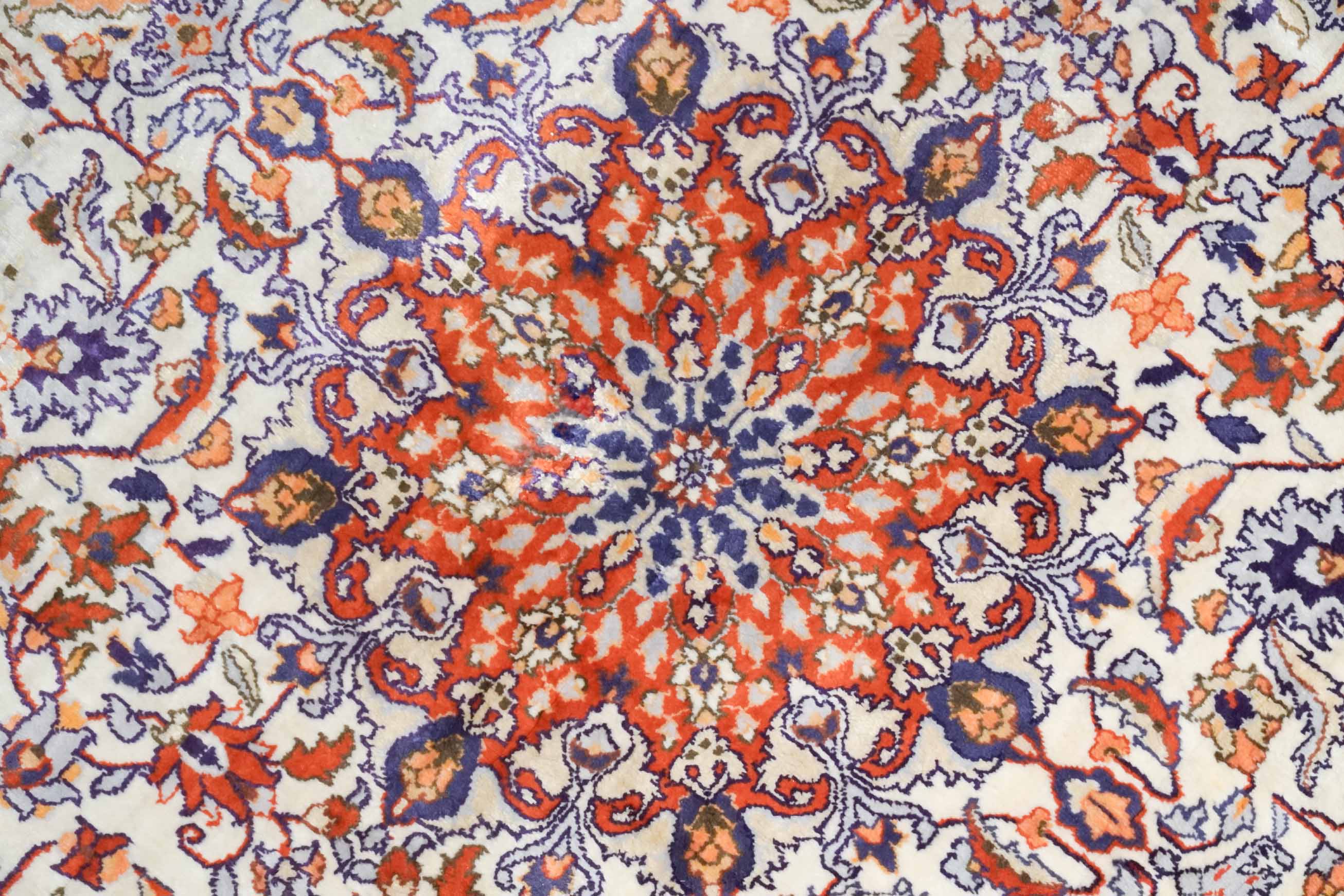 China Teppich aus reiner Seide | 94 x 62 cm | Nr. 17494