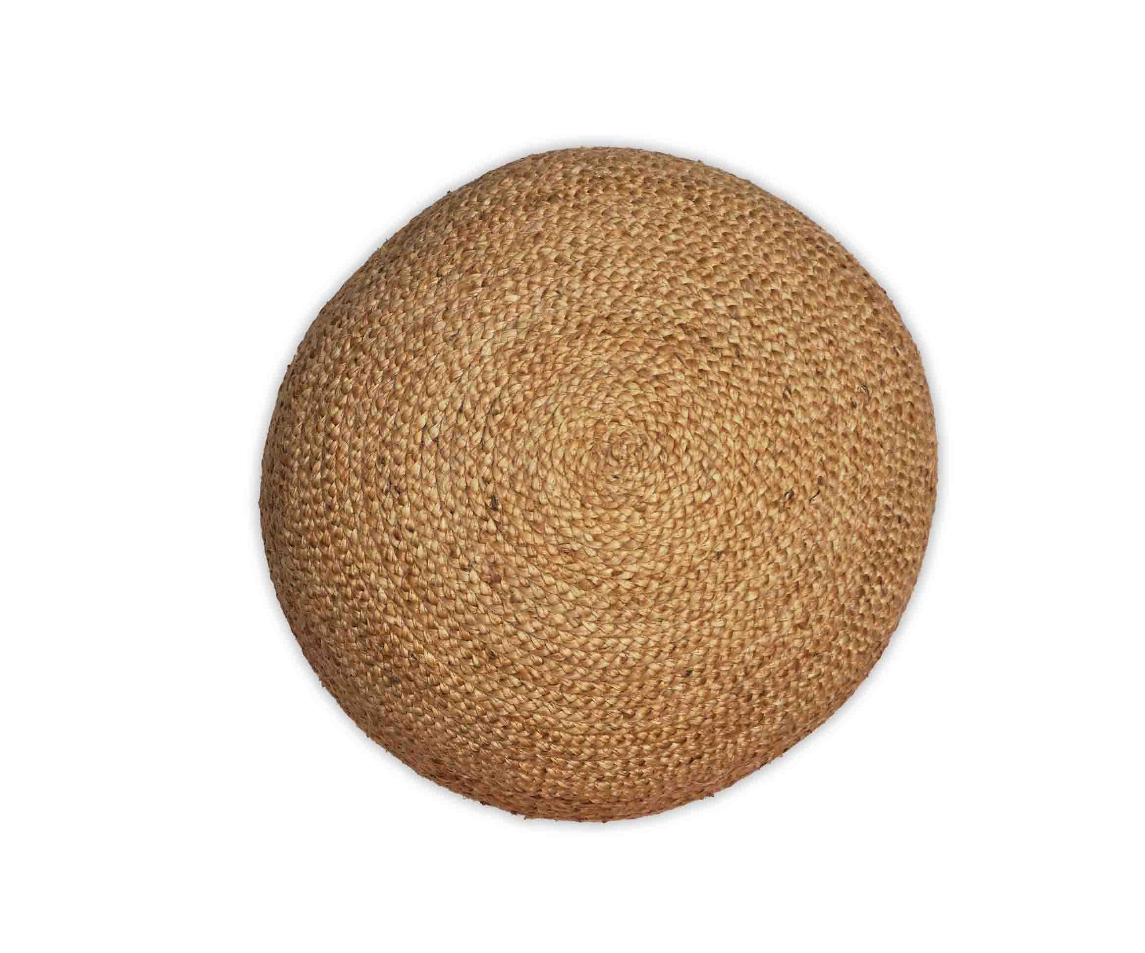 Jute Pouf | 50 cm x 50 cm x 40 cm | Nr. Z-1767