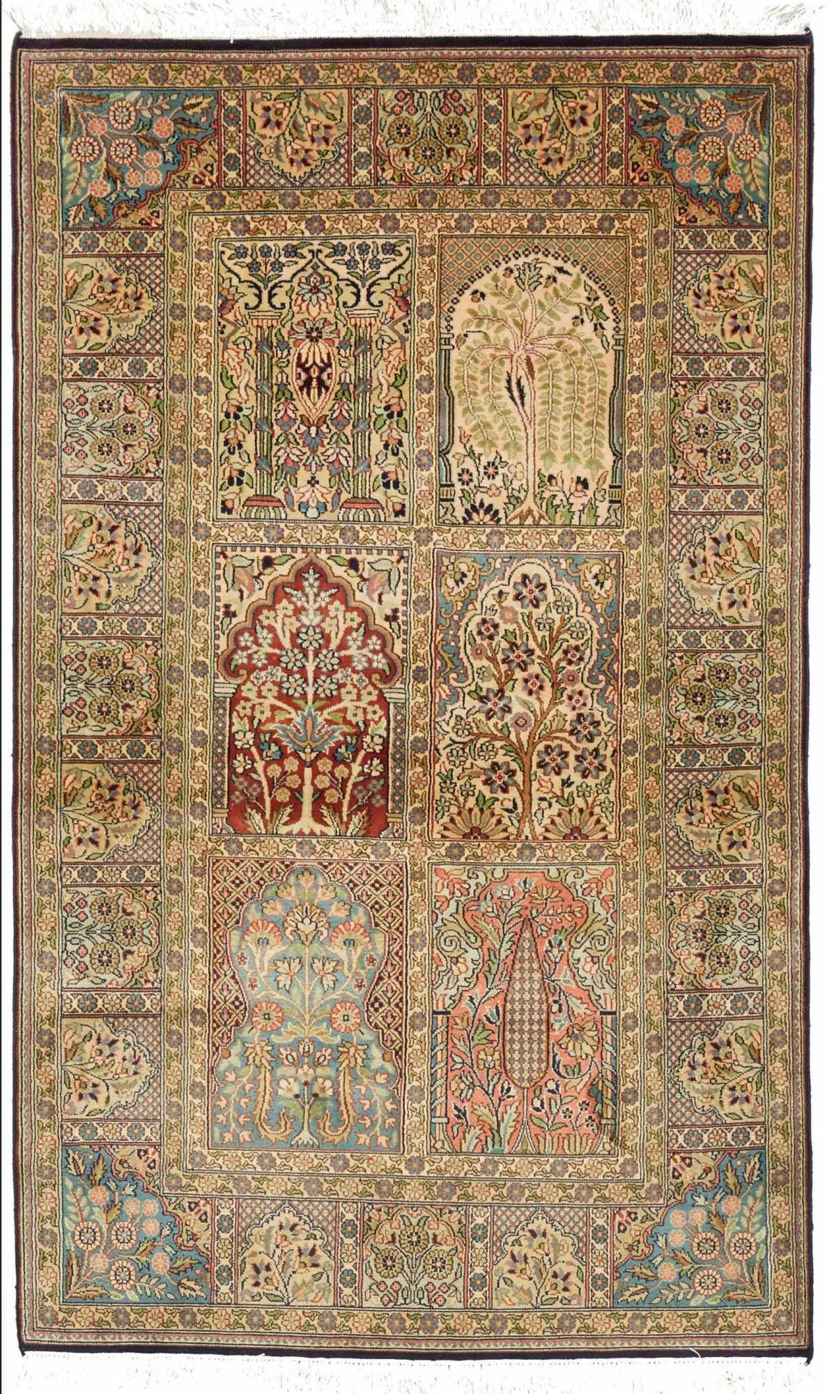 Kashmir silk rug | 154 x 92 cm | Nr. 12-272527