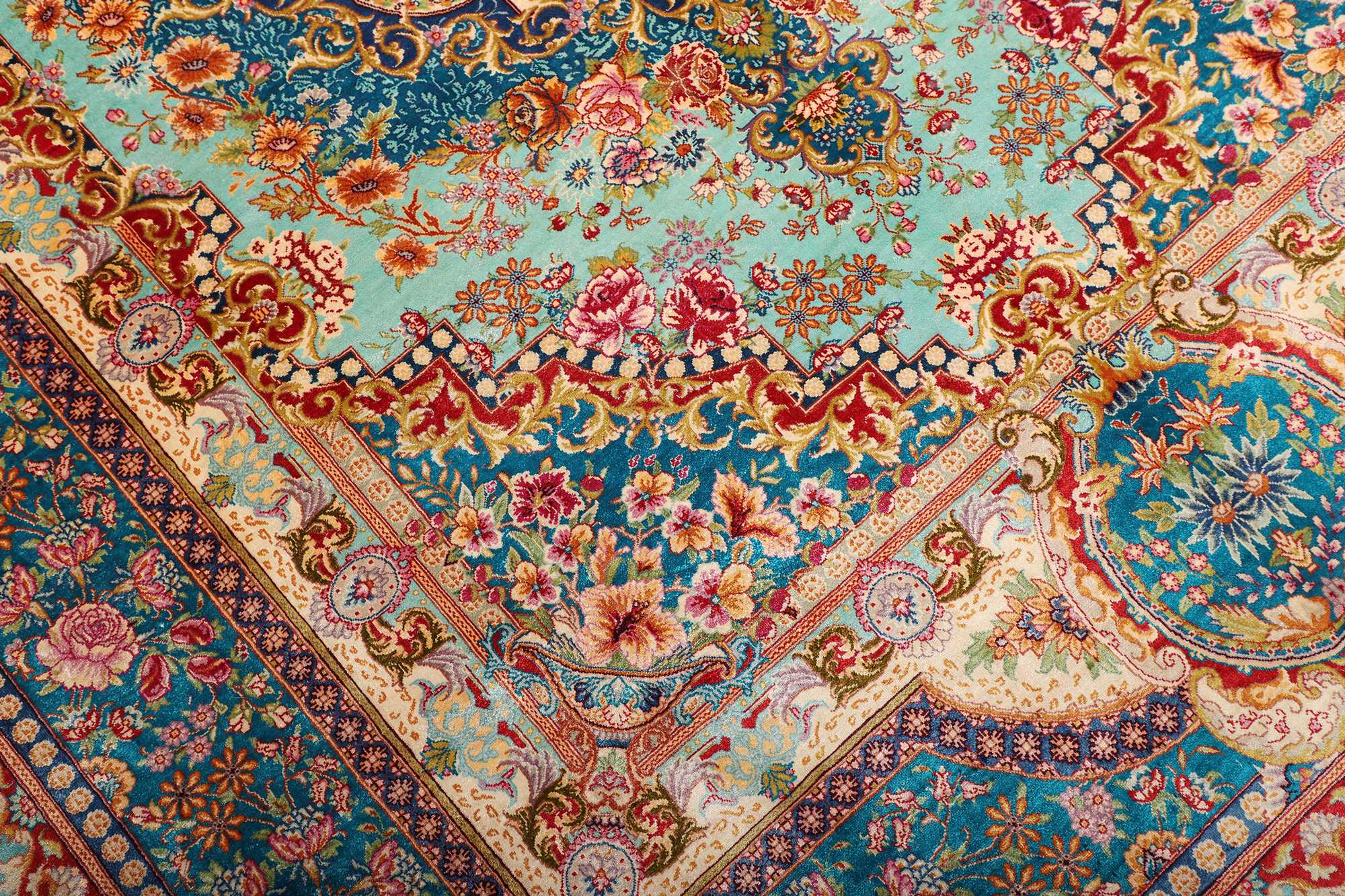 Ghom aus reiner Seide | 233 x 159 cm | Nr. 12-279637