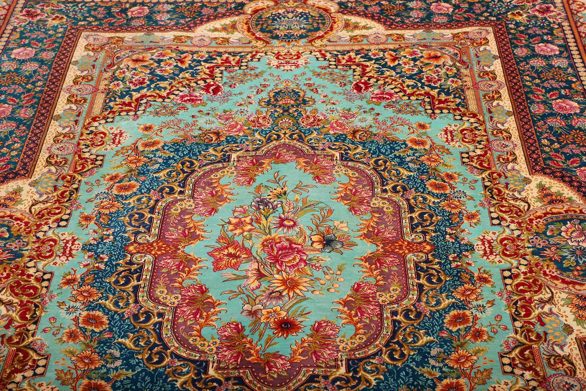 Ghom aus reiner Seide | 233 x 159 cm | Nr. 12-279637