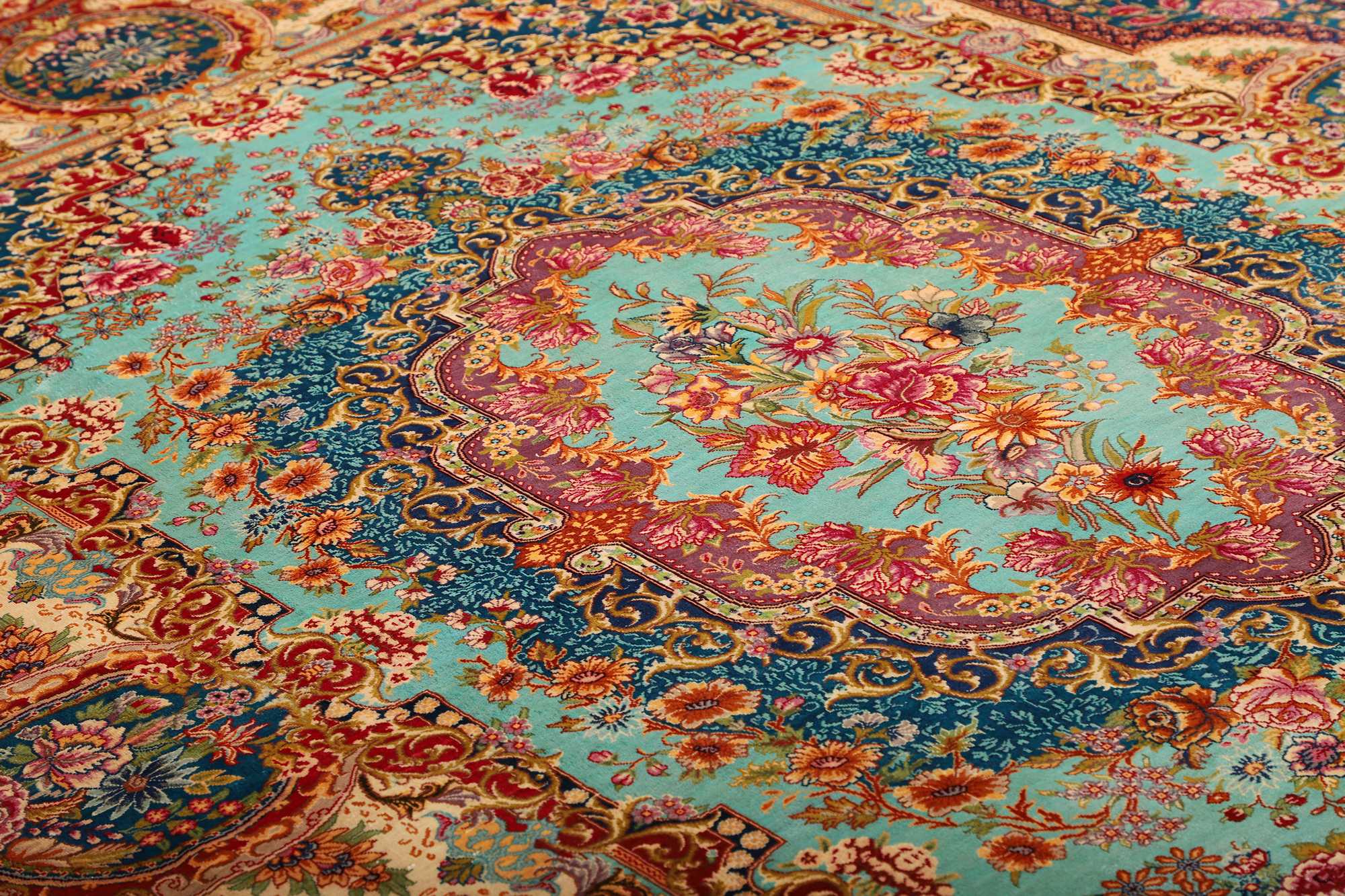 Ghom aus reiner Seide | 233 x 159 cm | Nr. 12-279637