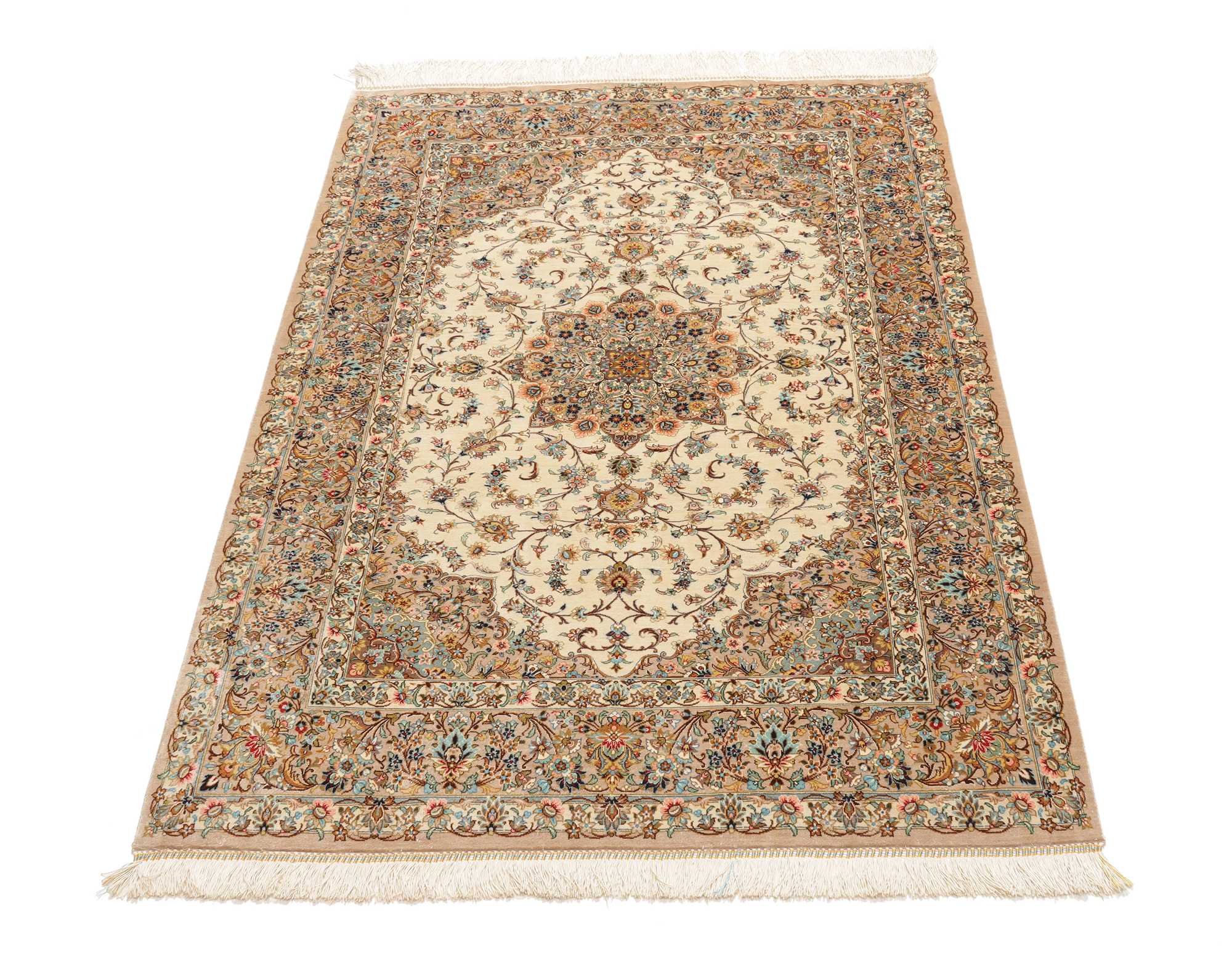 Ghom aus reiner Seide | 150 cm x 102 cm | Nr. 12-408557