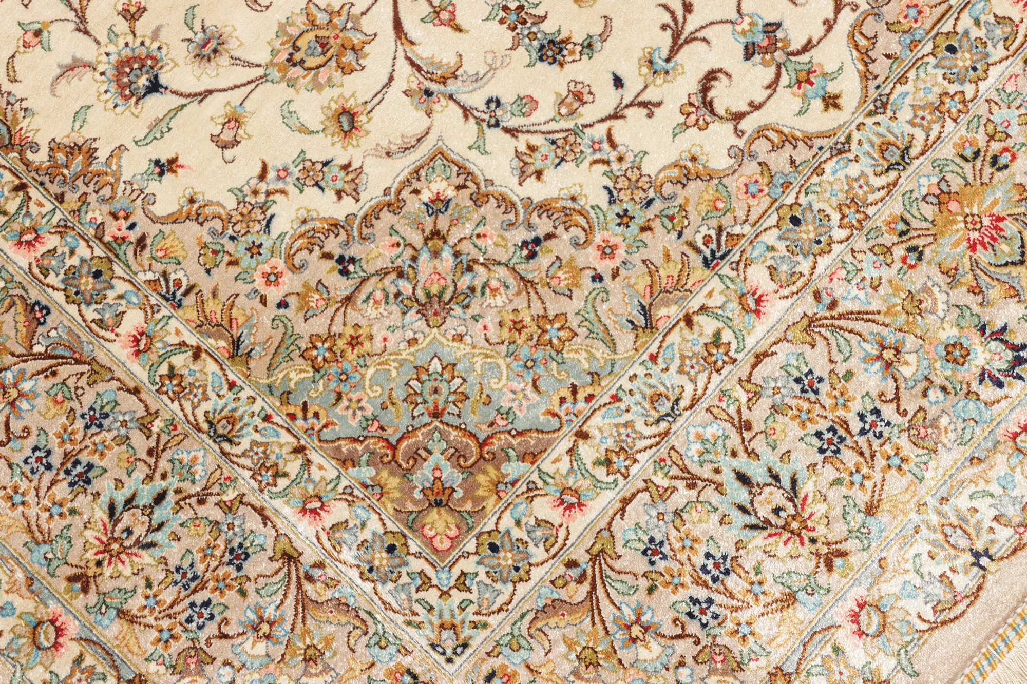 Ghom aus reiner Seide | 150 cm x 102 cm | Nr. 12-408557