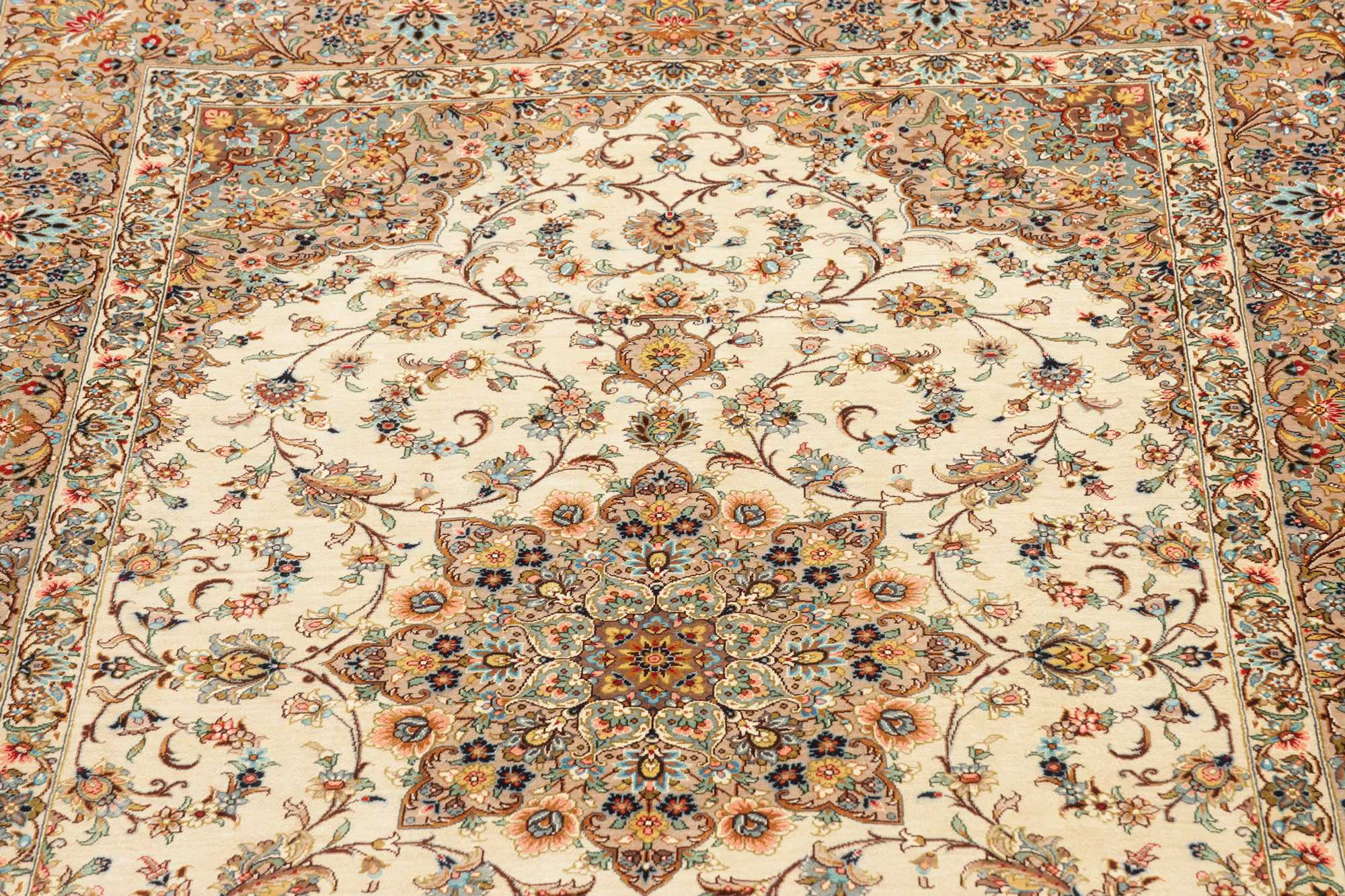 Ghom aus reiner Seide | 150 cm x 102 cm | Nr. 12-408557