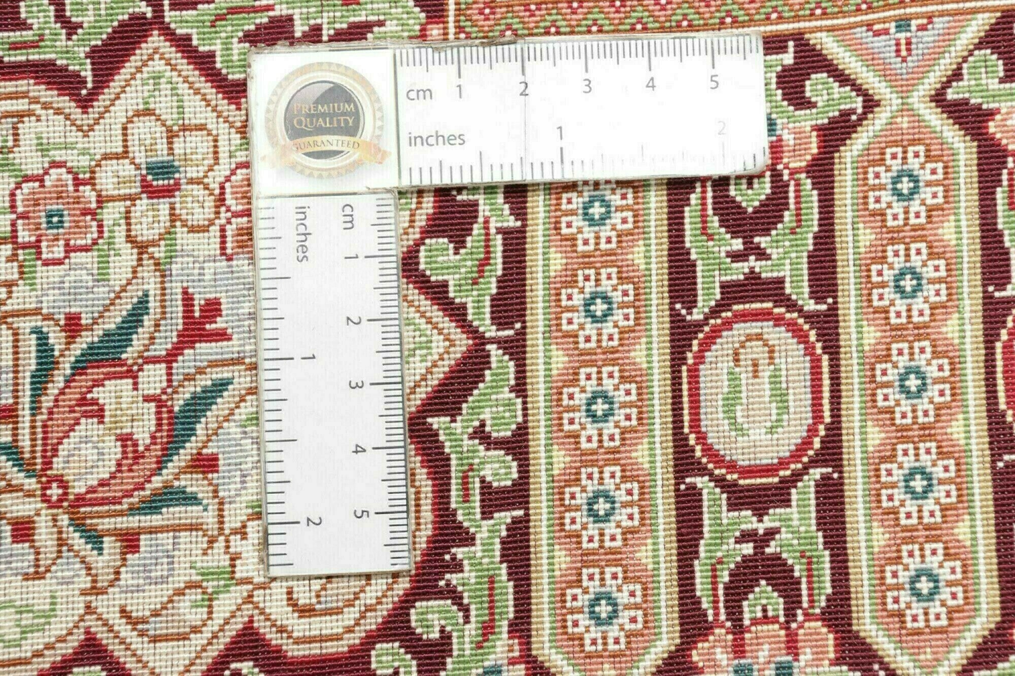 Ghom aus reiner Seide | 200 cm x 133 cm | Nr. 12-445645