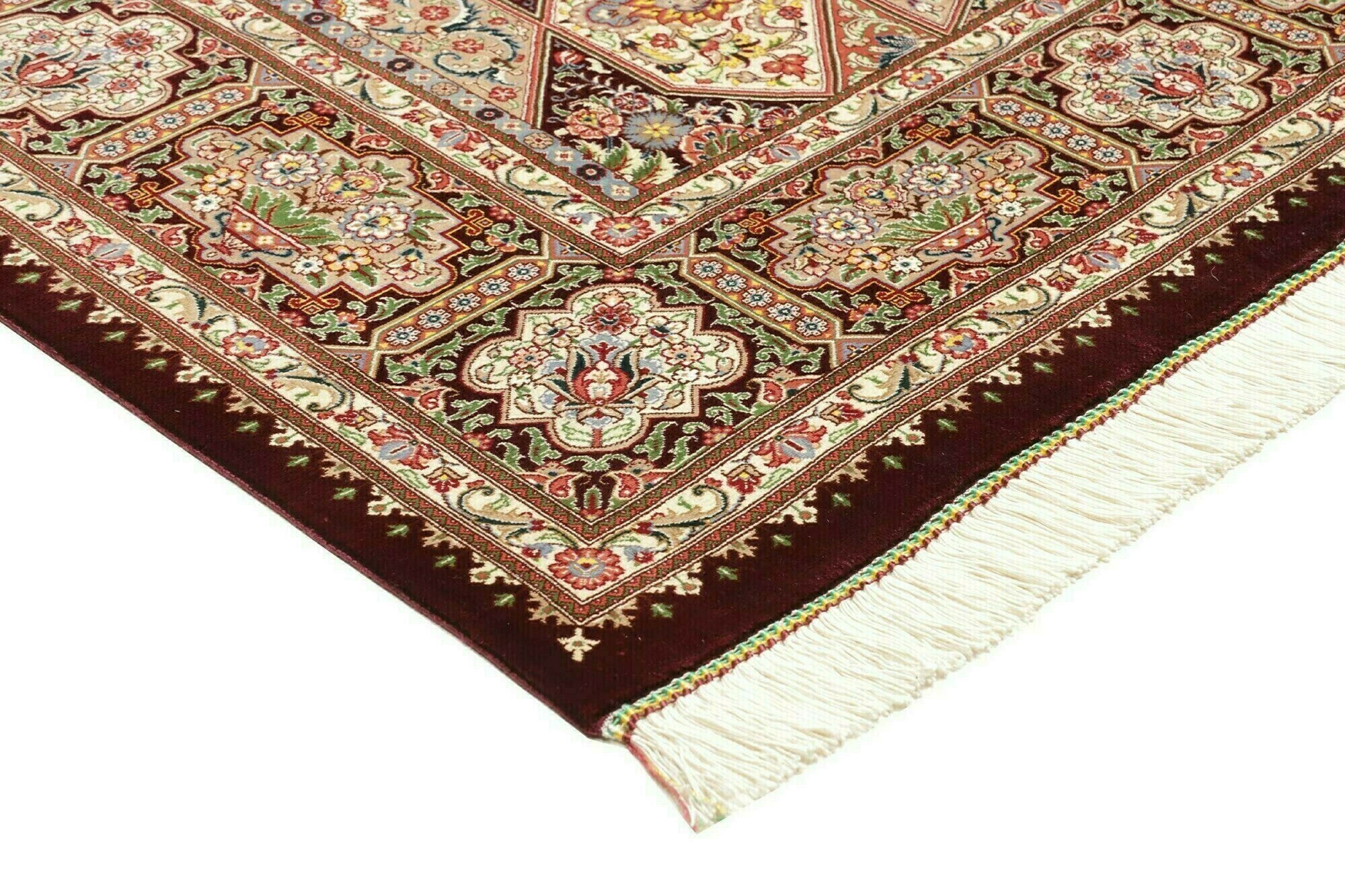 Ghom aus reiner Seide | 200 cm x 133 cm | Nr. 12-445645