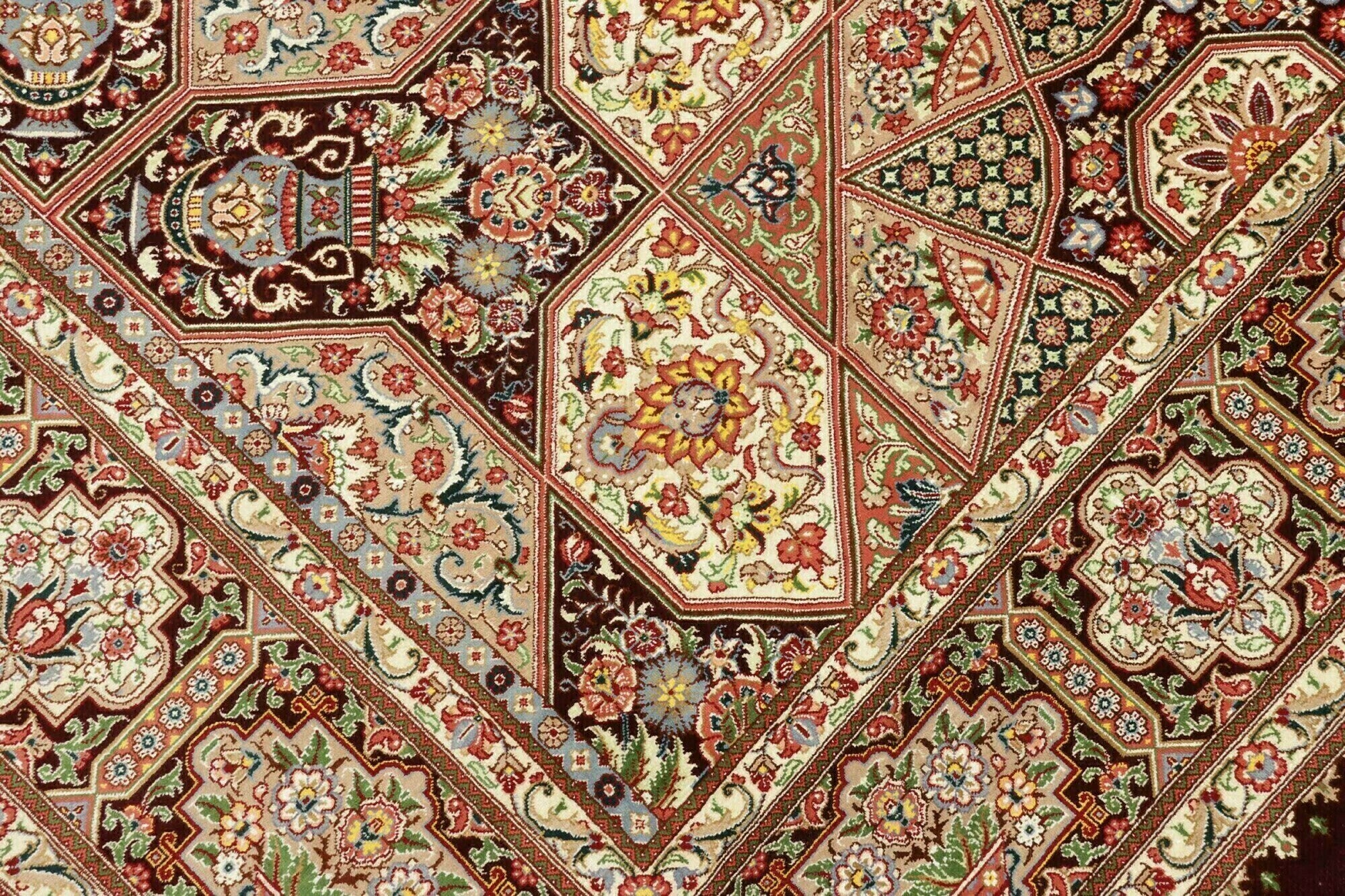 Ghom aus reiner Seide | 200 cm x 133 cm | Nr. 12-445645