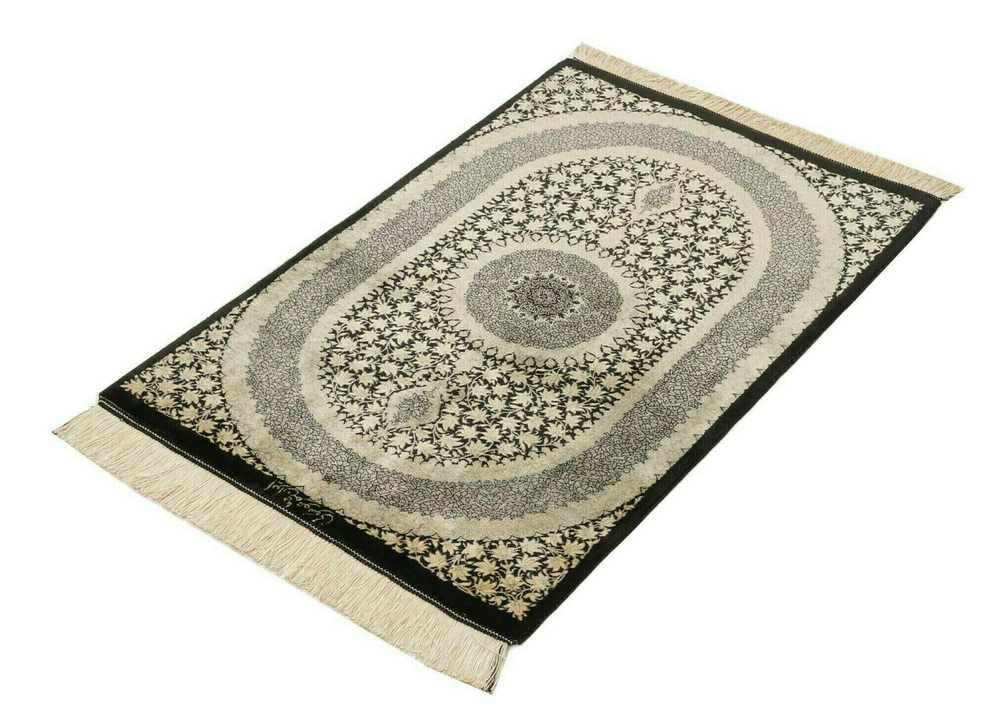 Ghom aus reiner Seide | 91 cm x 61 cm | Nr. 12-453798