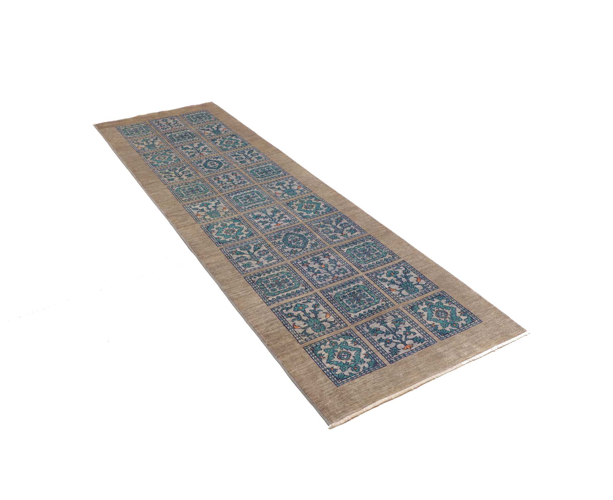 Bakhtiari Feldermuster Teppich | 237 cm x 77 cm | Nr. 12-473856