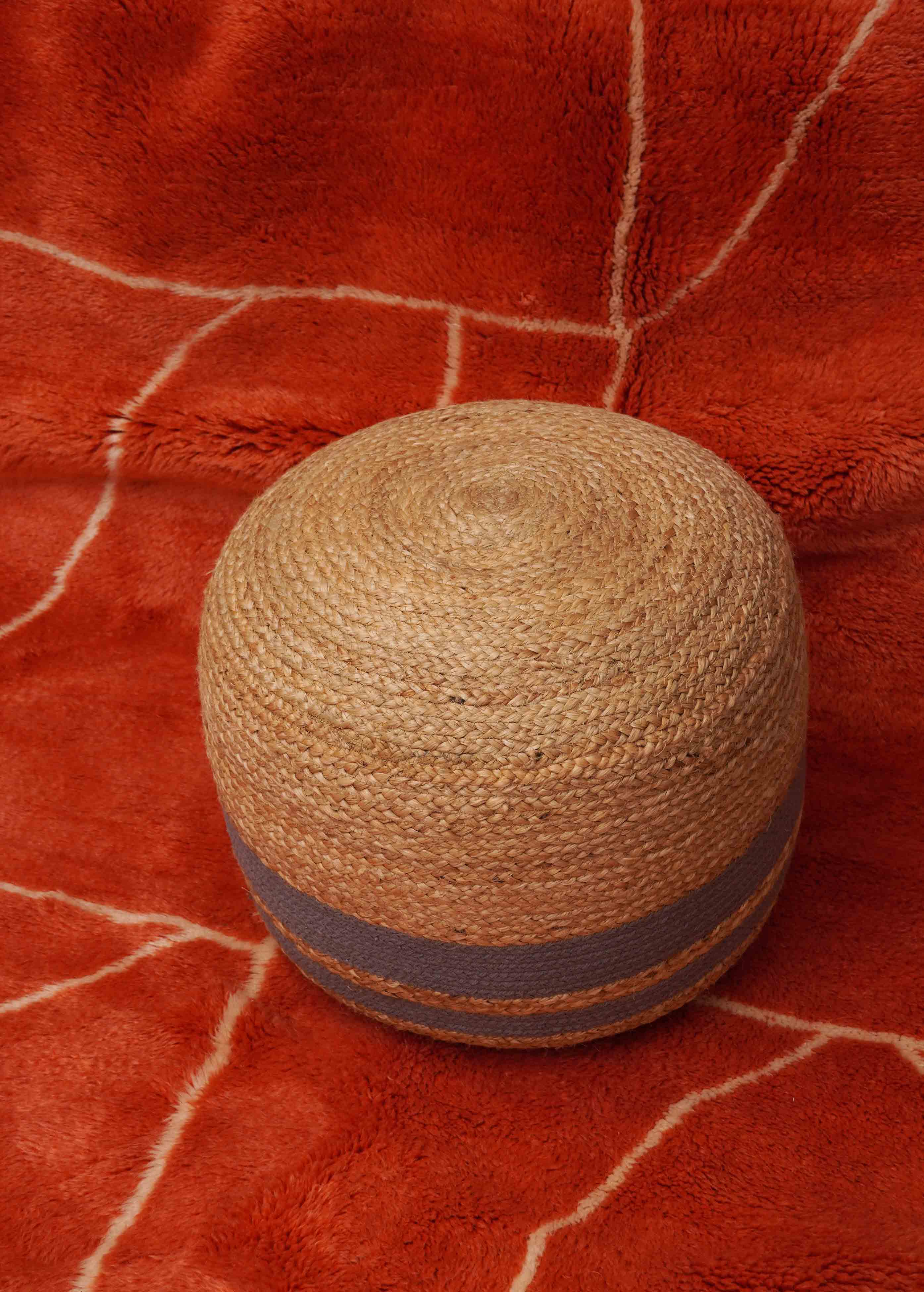 Jute Pouf | 50 cm x 50 cm x 45 cm | Nr. Z-1760
