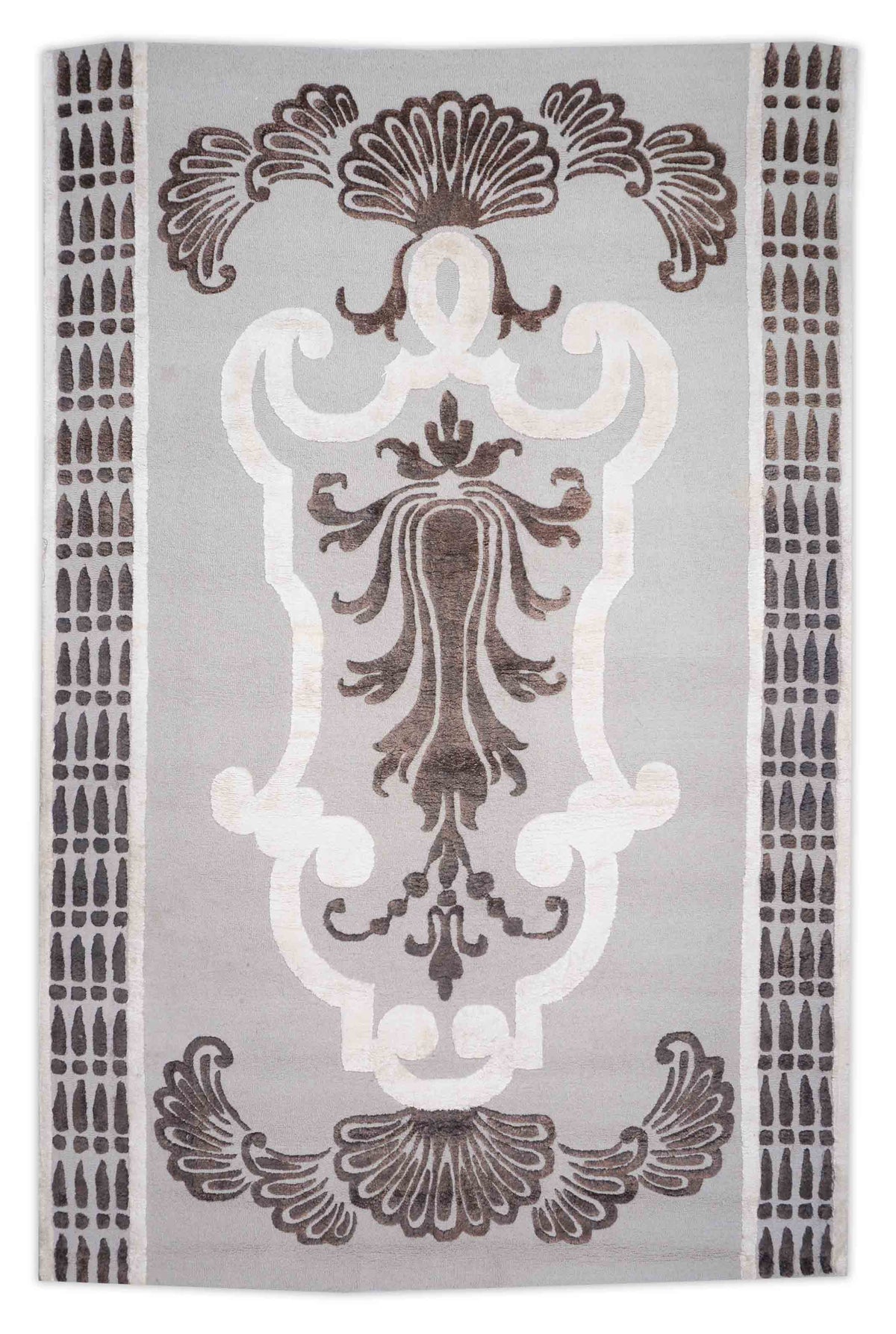 Handgetufteter Moderner Designer Teppich | 295 cm x 192 cm | Nr. Z-2007