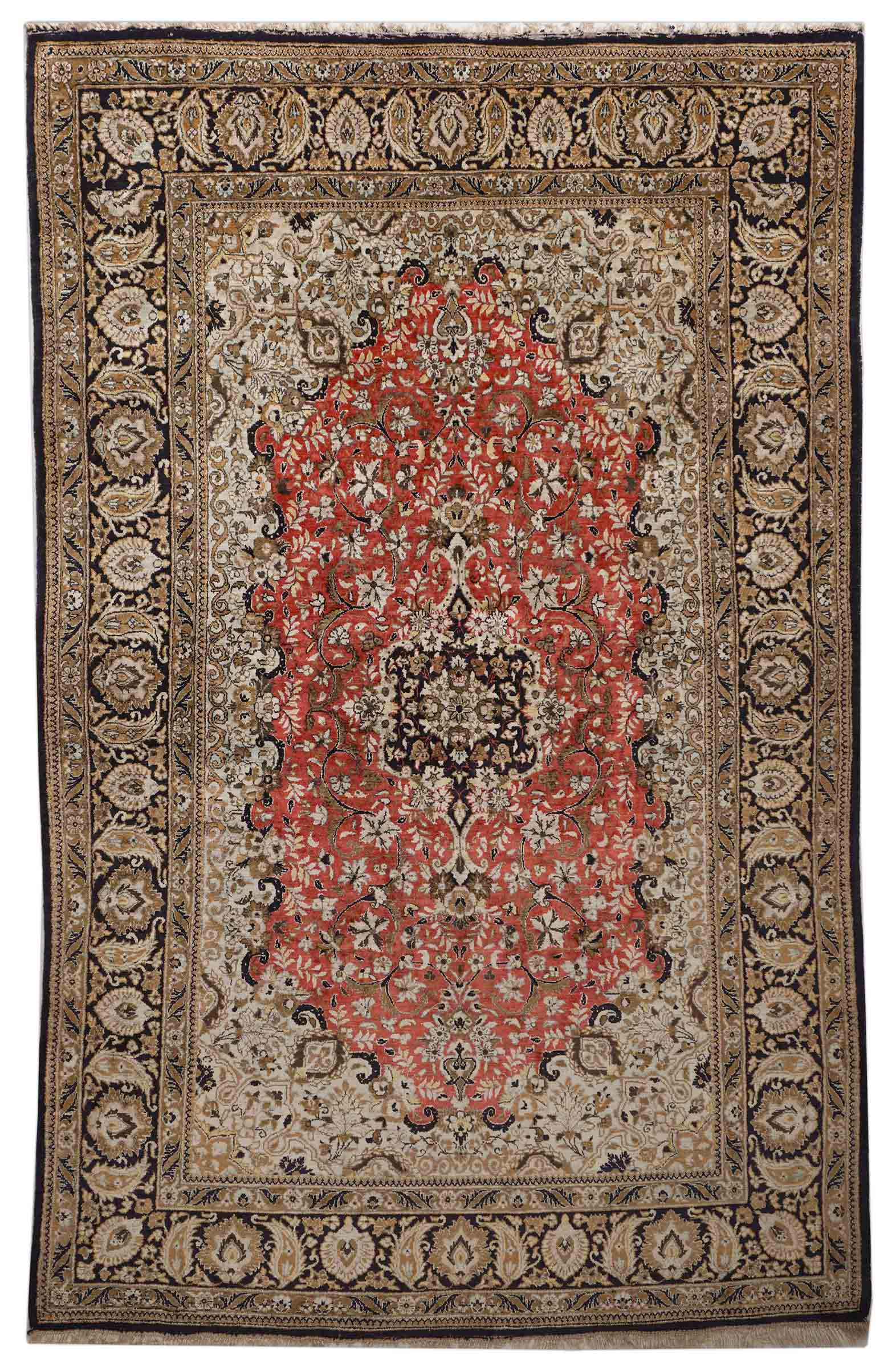 Ghom aus reiner Seide | 206 cm x 132 cm | Nr. Z-2669