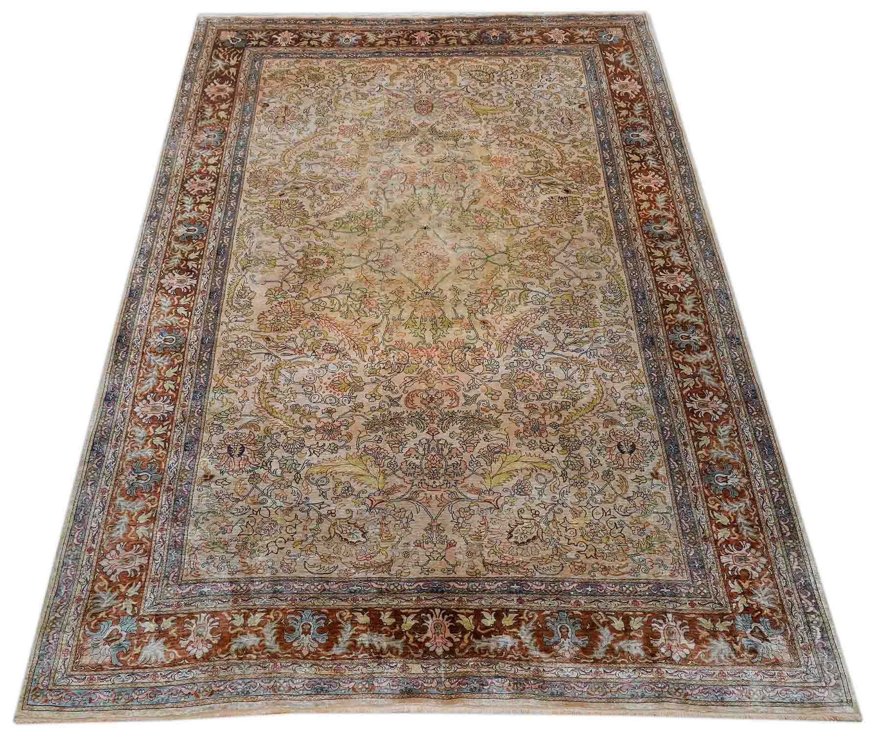 Hereke aus reiner Seide | 327 cm x 222 cm | Nr. Z-2686