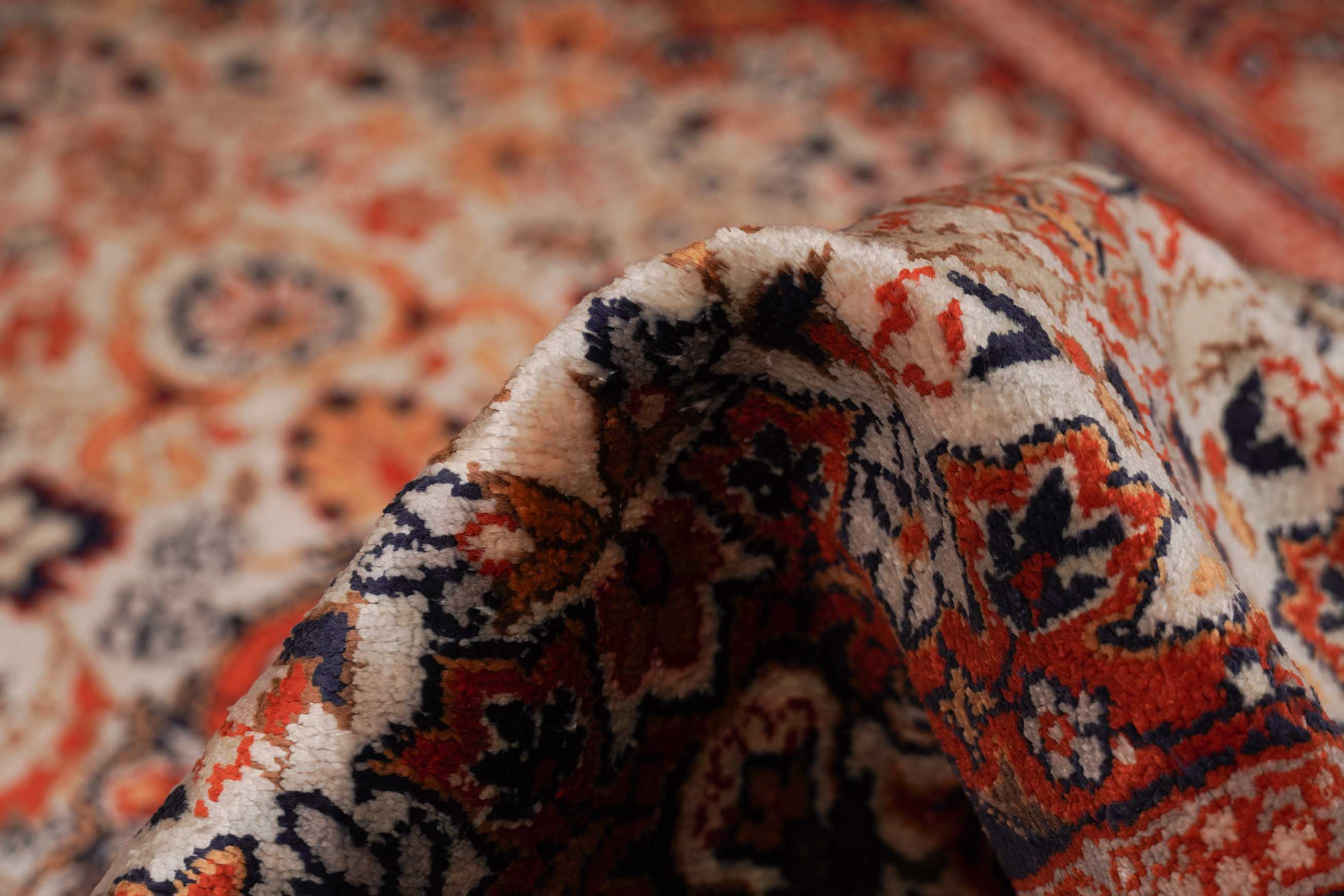 Chinesischer Keshan aus reiner Seide | 95 cm x 62 cm | Nr. Z-2804