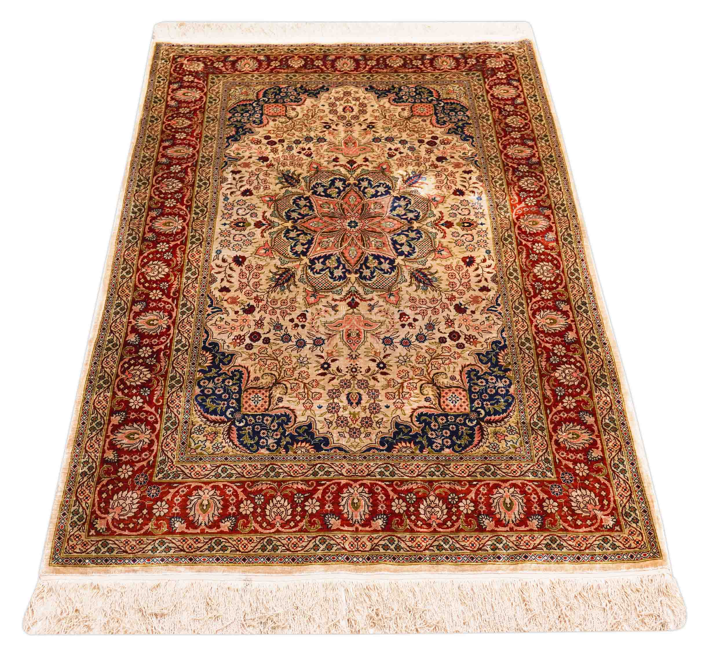 Hereke aus reiner Seide | 140 cm x 84 cm | Nr. Z-2809