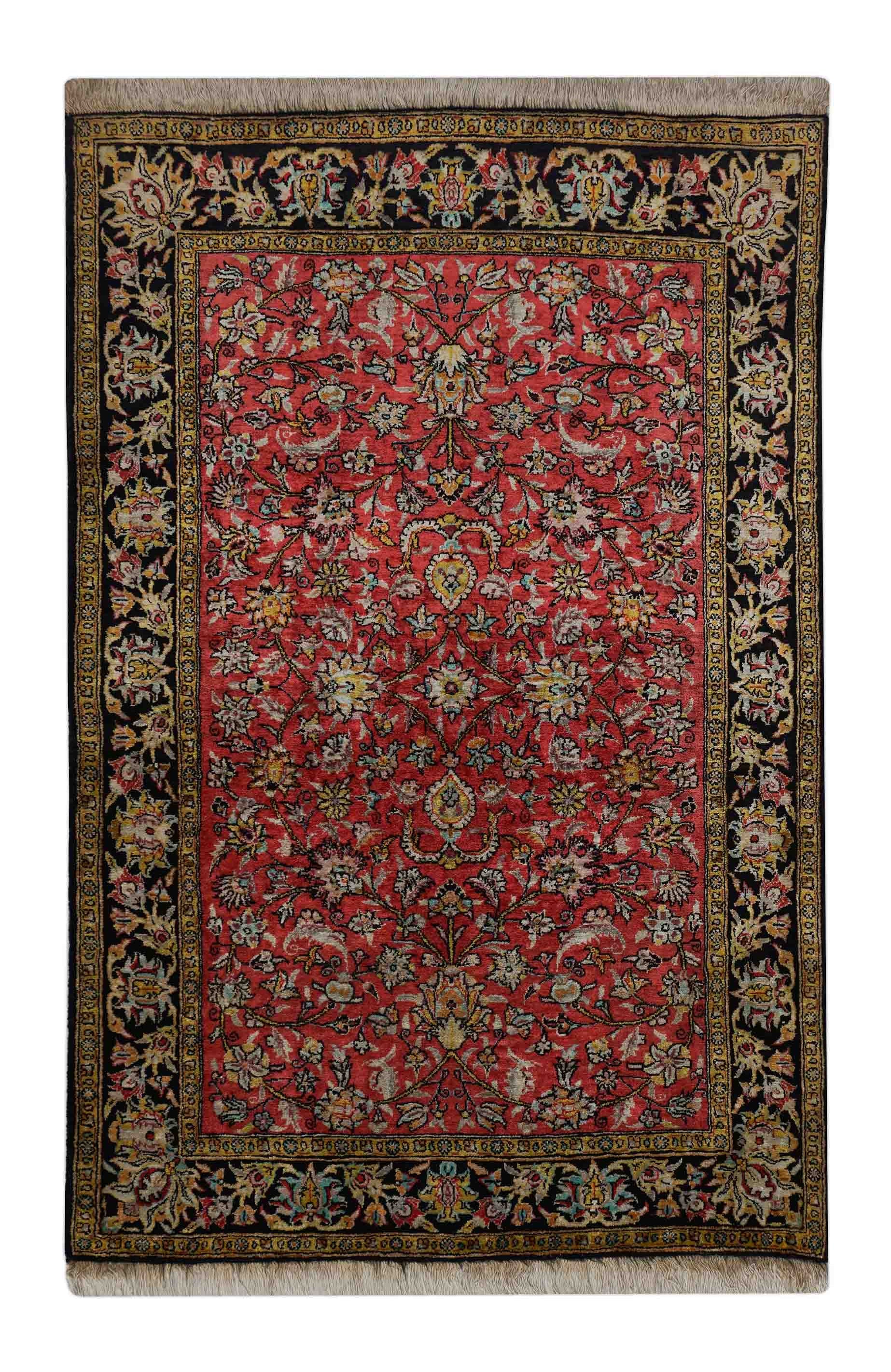 Ghom aus reiner Seide | 122 cm x 81 cm | Nr. Z-2817