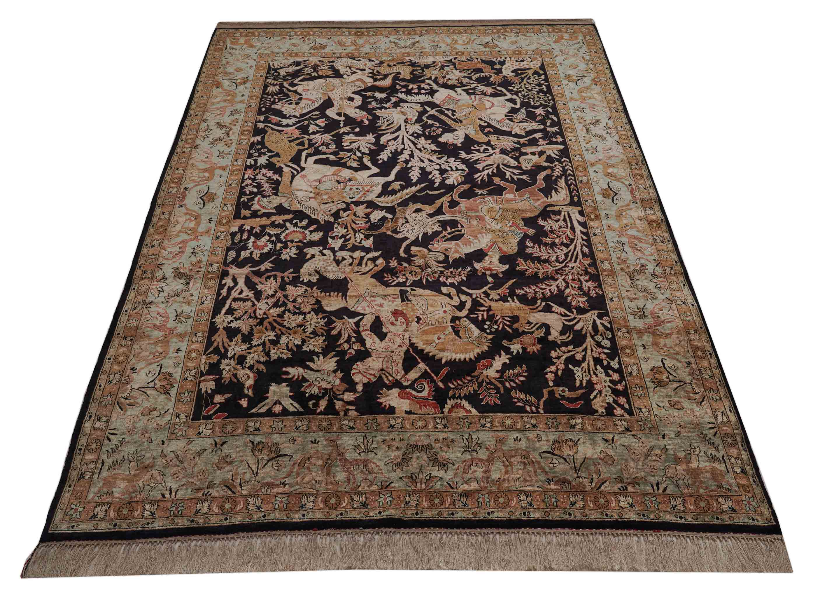 Ghom aus reiner Seide | 210 cm x 140 cm | Nr. Z-2820