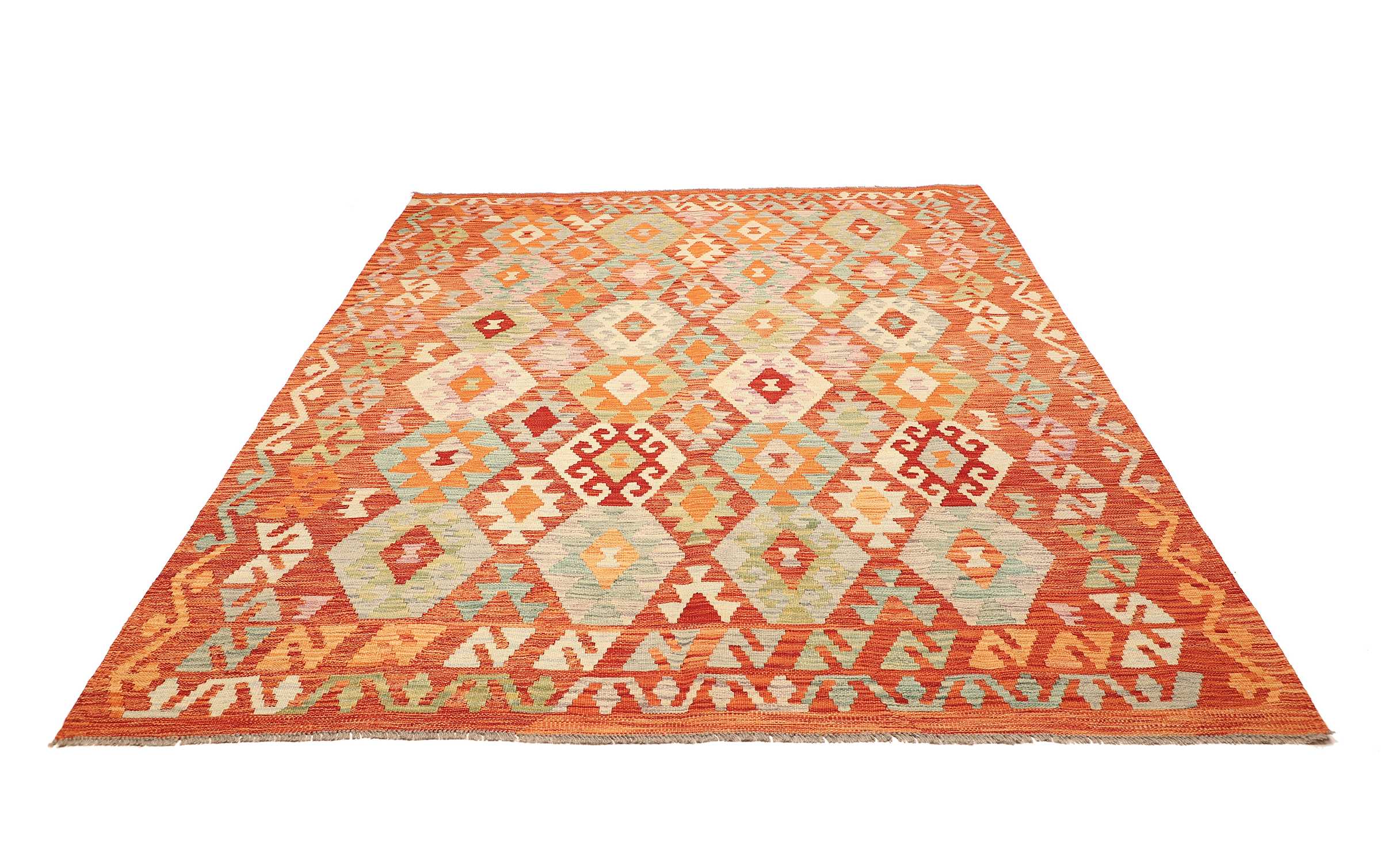 Kelim | 243 cm x 191 cm | Nr. Z-3271