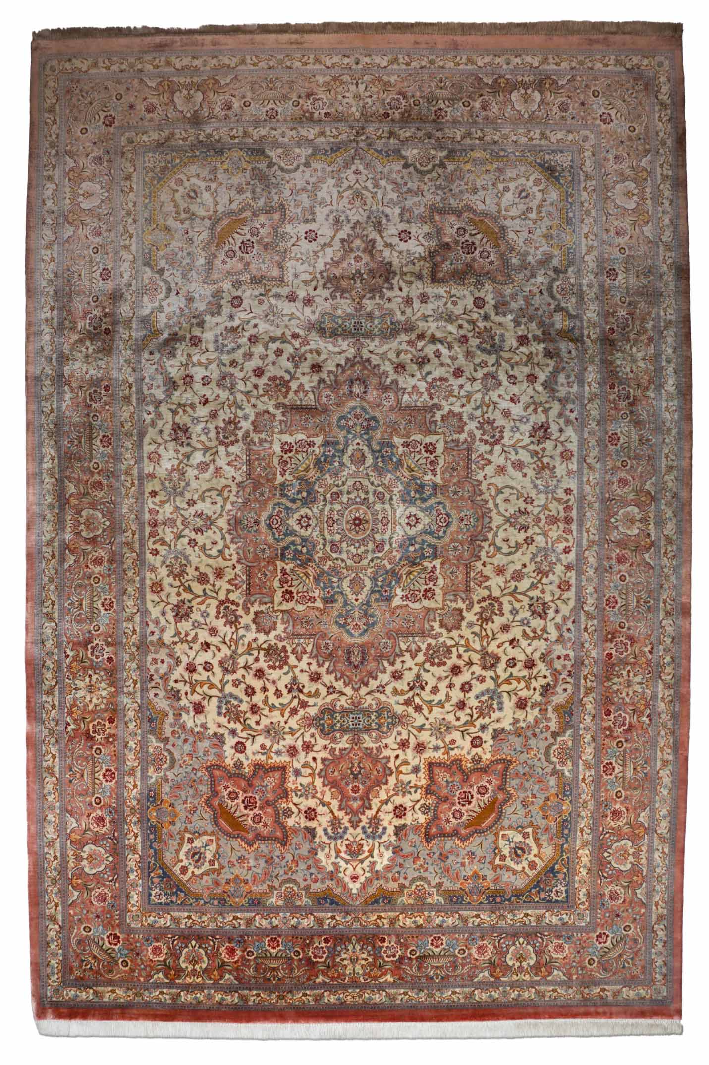 Ghom aus reiner Seide | 302 cm x 203 cm | Nr. Z-3325