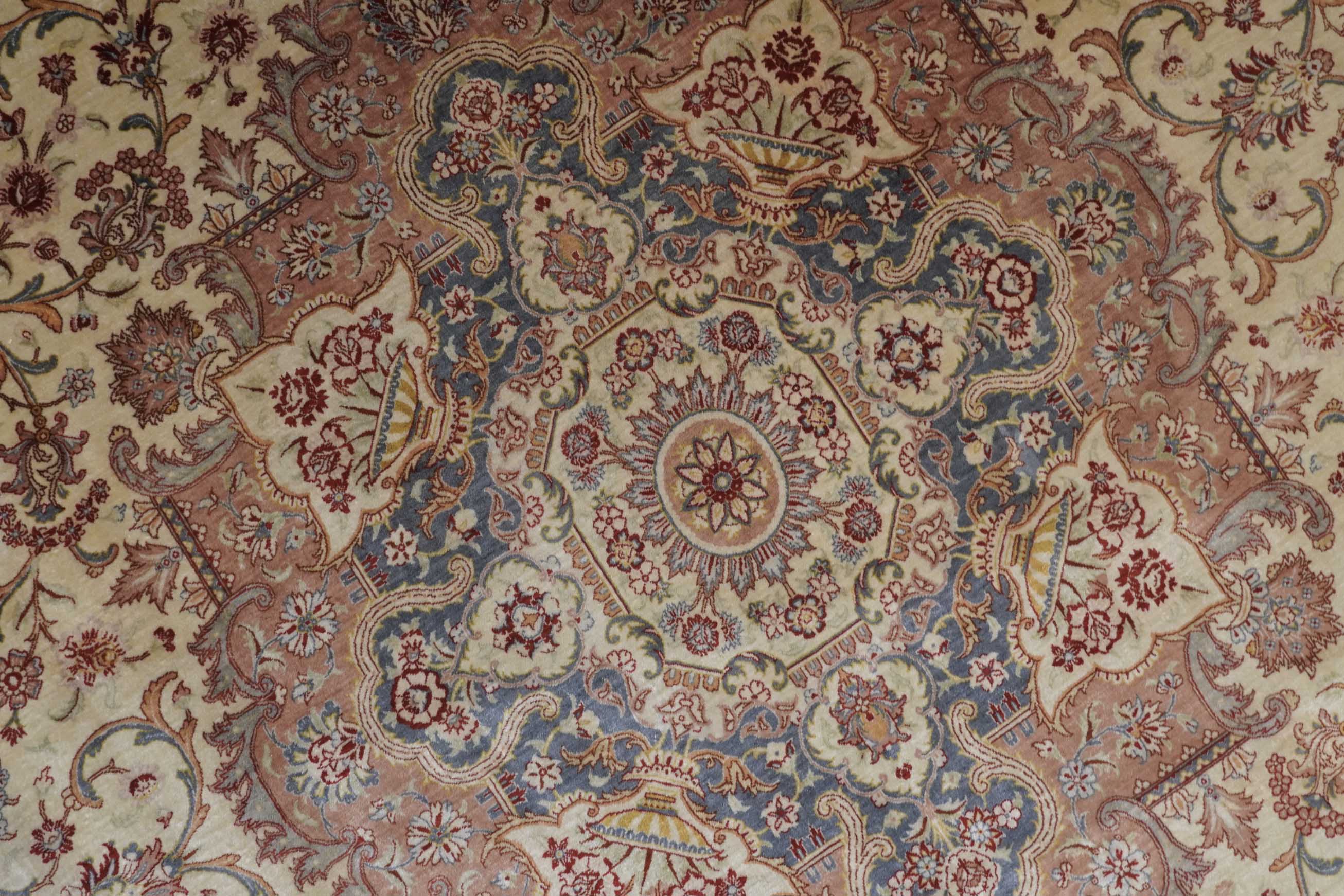 Ghom aus reiner Seide | 302 cm x 203 cm | Nr. Z-3325