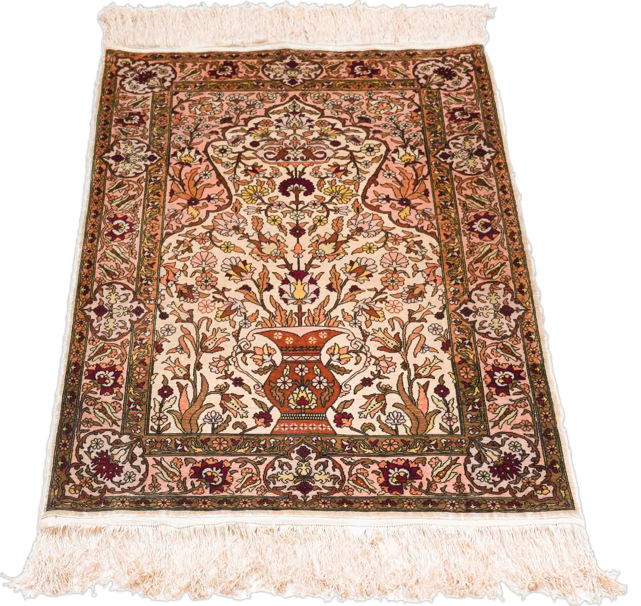 Hereke aus reiner Seide | 92 cm x 61 cm | Nr. Z-3349