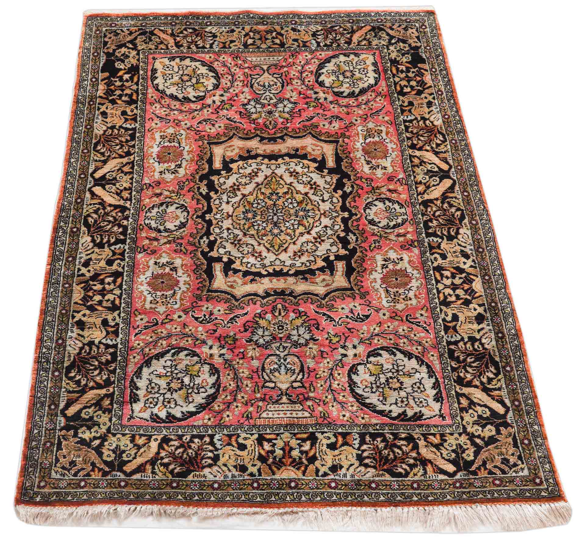 Ghom aus reiner Seide | 129 cm x 83 cm | Nr. Z-3350