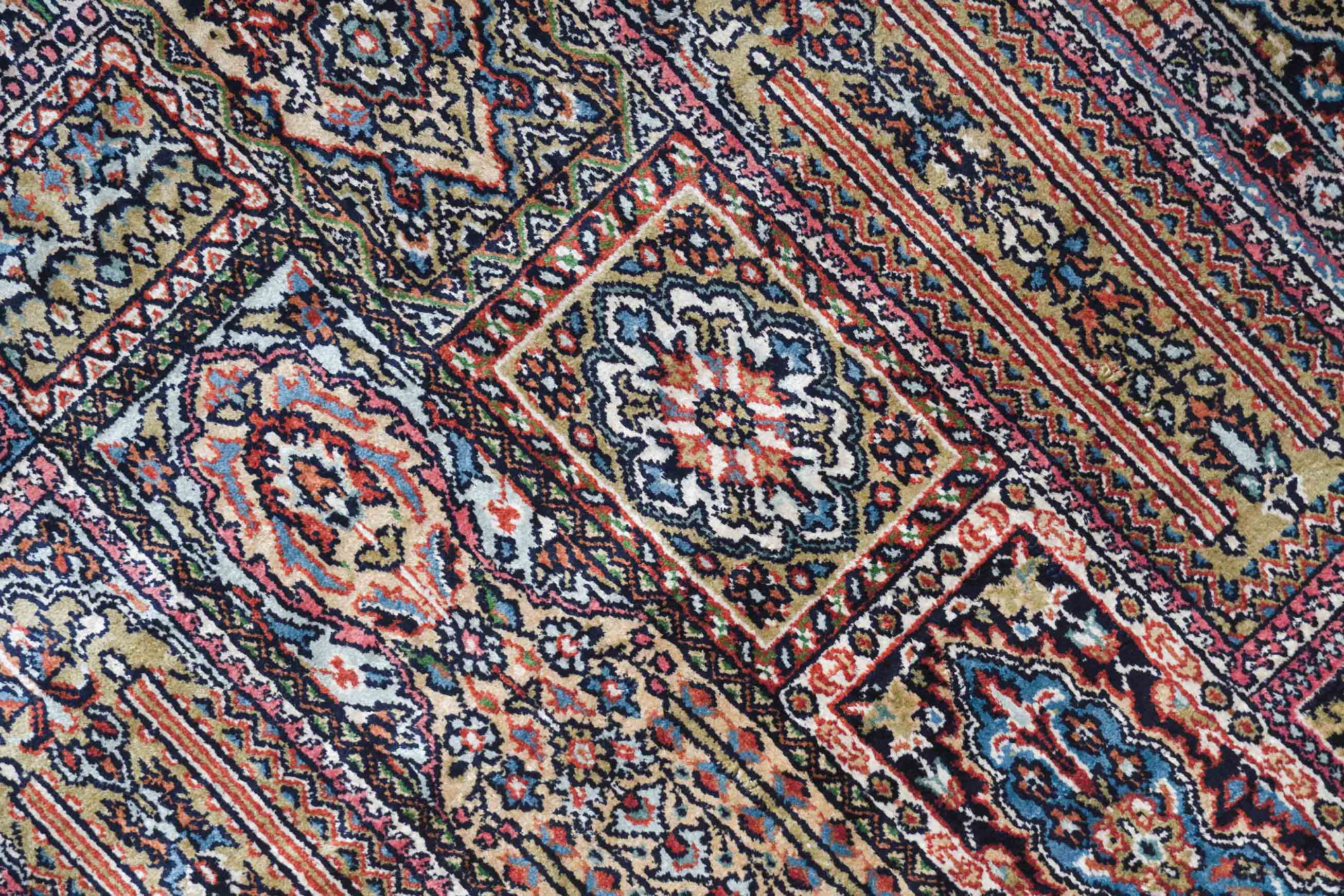 Kaschmir Teppich aus reiner Seide | 292 cm x 80 cm | Nr. Z-3423