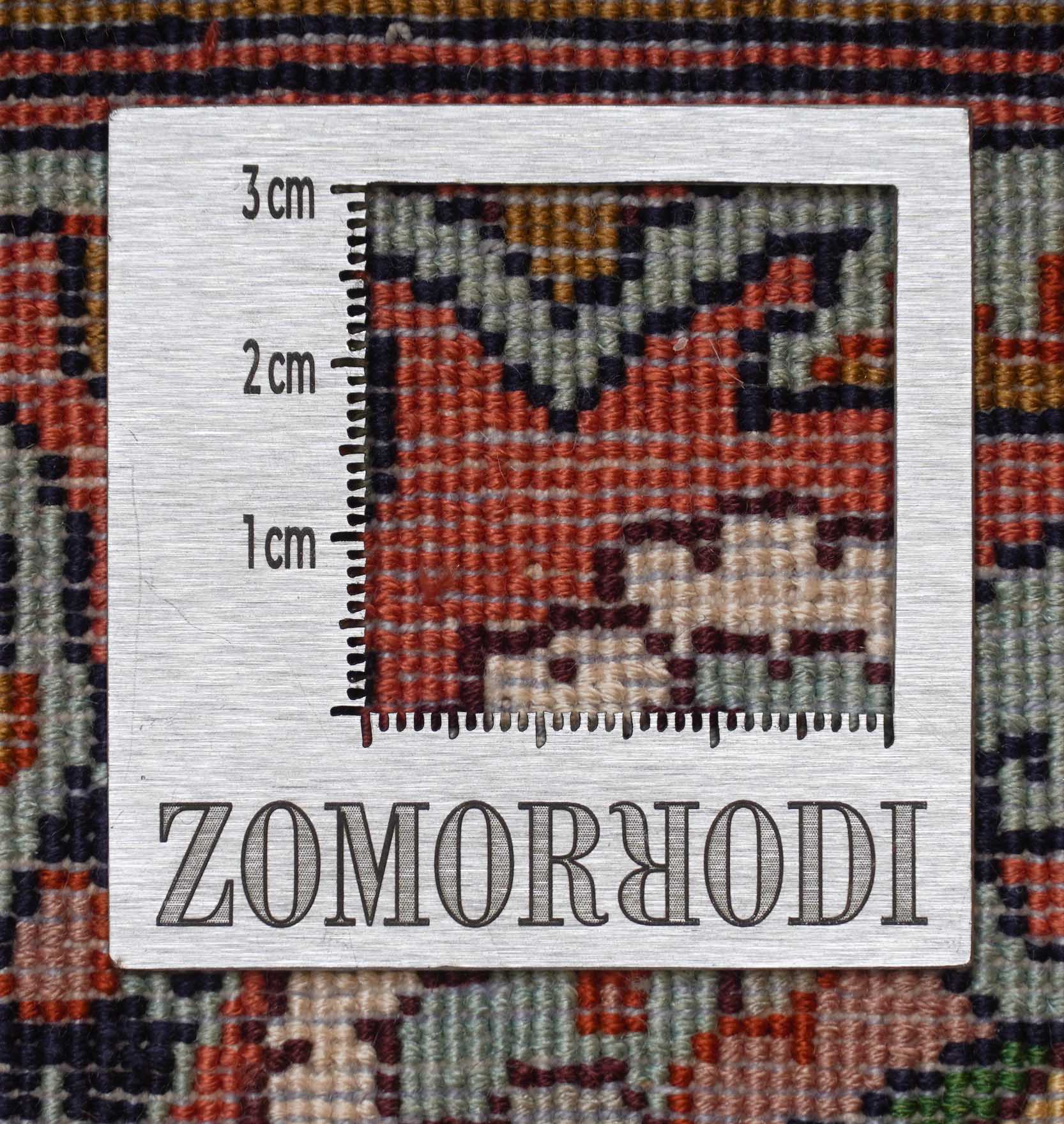 Kaschmir Teppich aus reiner Seide | 144 cm x 135 cm | Nr. Z-3425