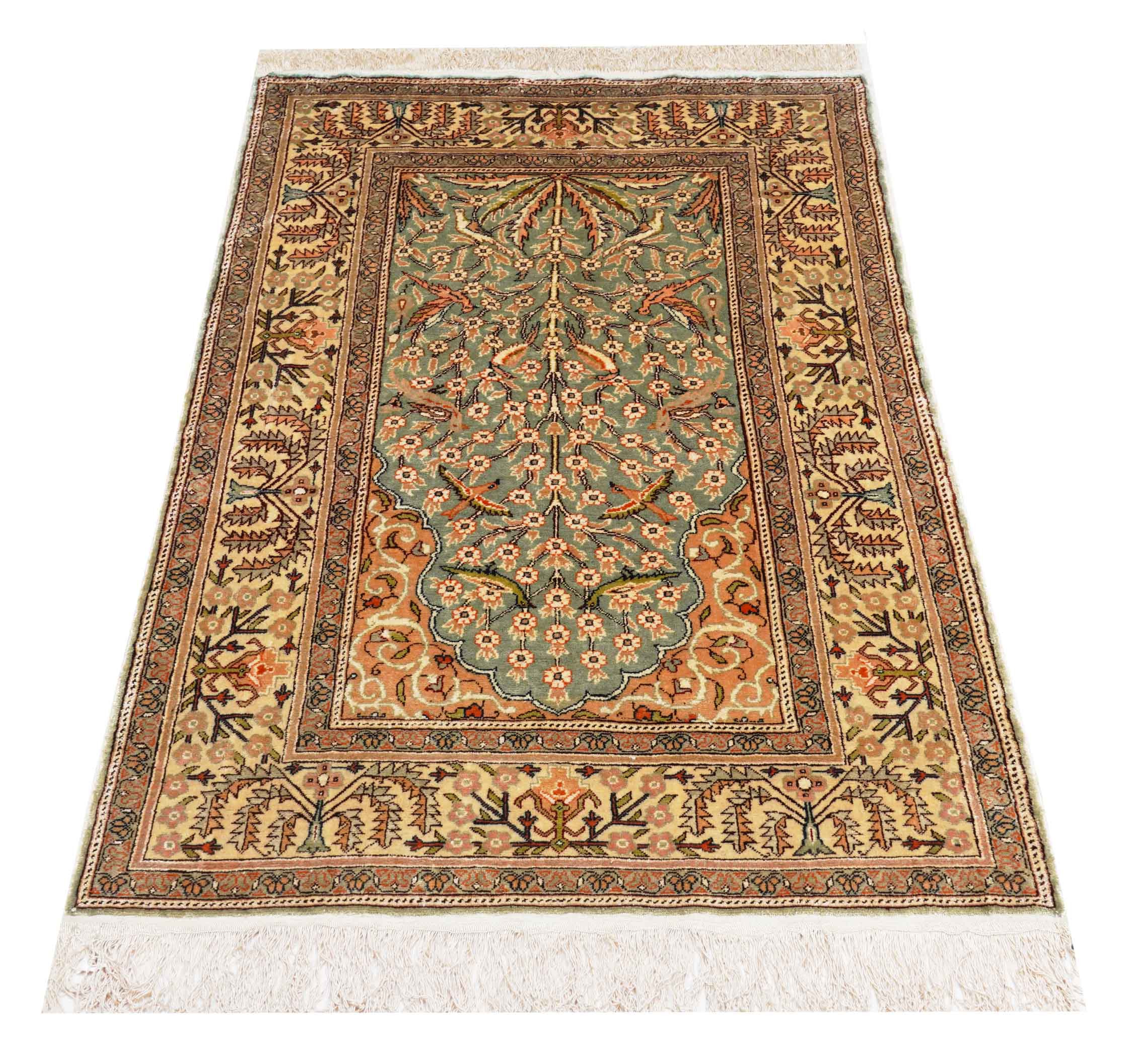 Kayseri aus reiner Seide | 135 cm x 84 cm | Nr. Z-3579