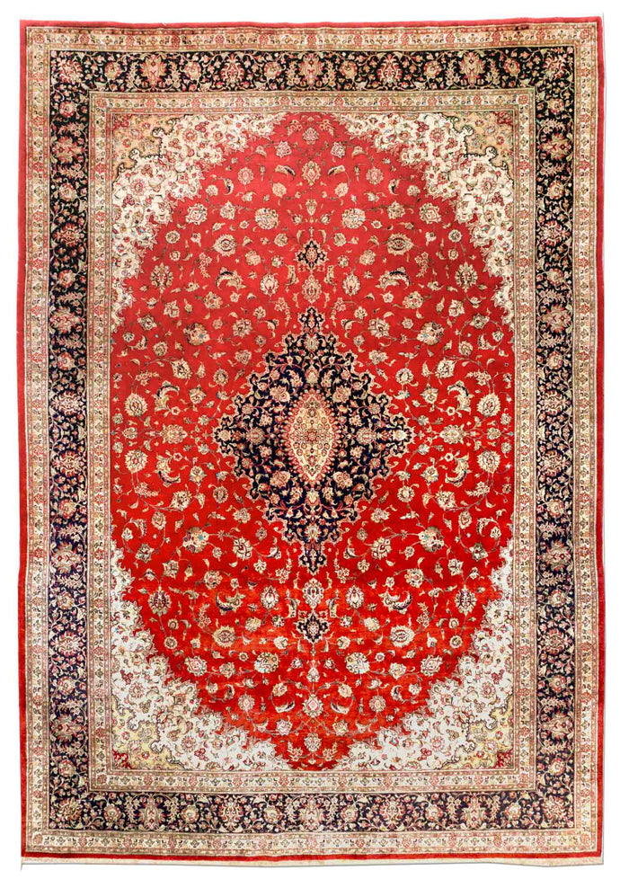 Ghom aus reiner Seide | 353 cm x 241 cm | Nr. Z-3721