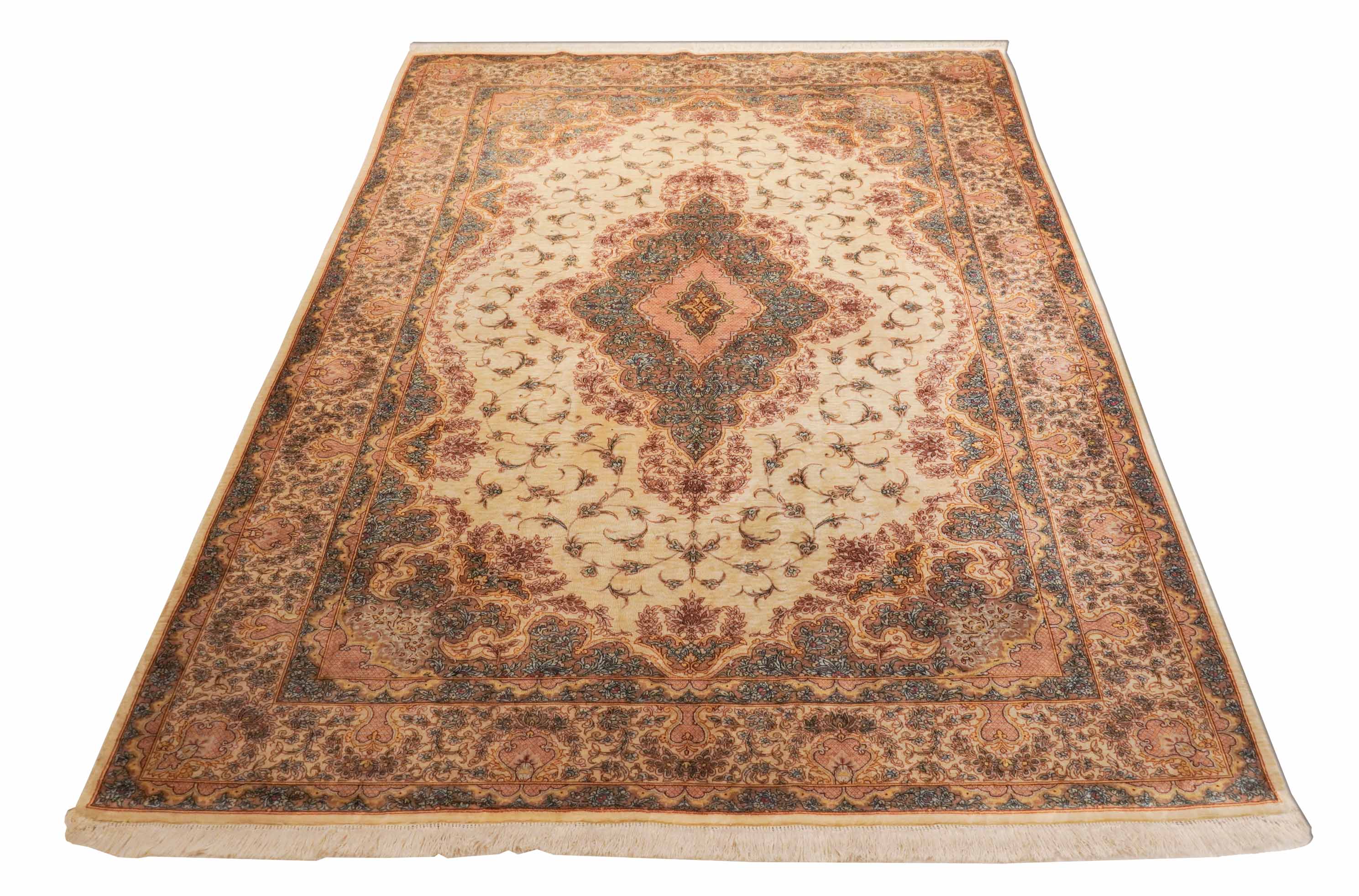 Ghom aus reiner Seide | 204 cm x 128 cm | Nr. Z-4239