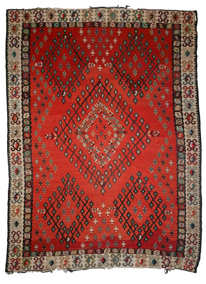 Antiker Kelim | 344 cm x 254 cm | Nr. Z-4274
