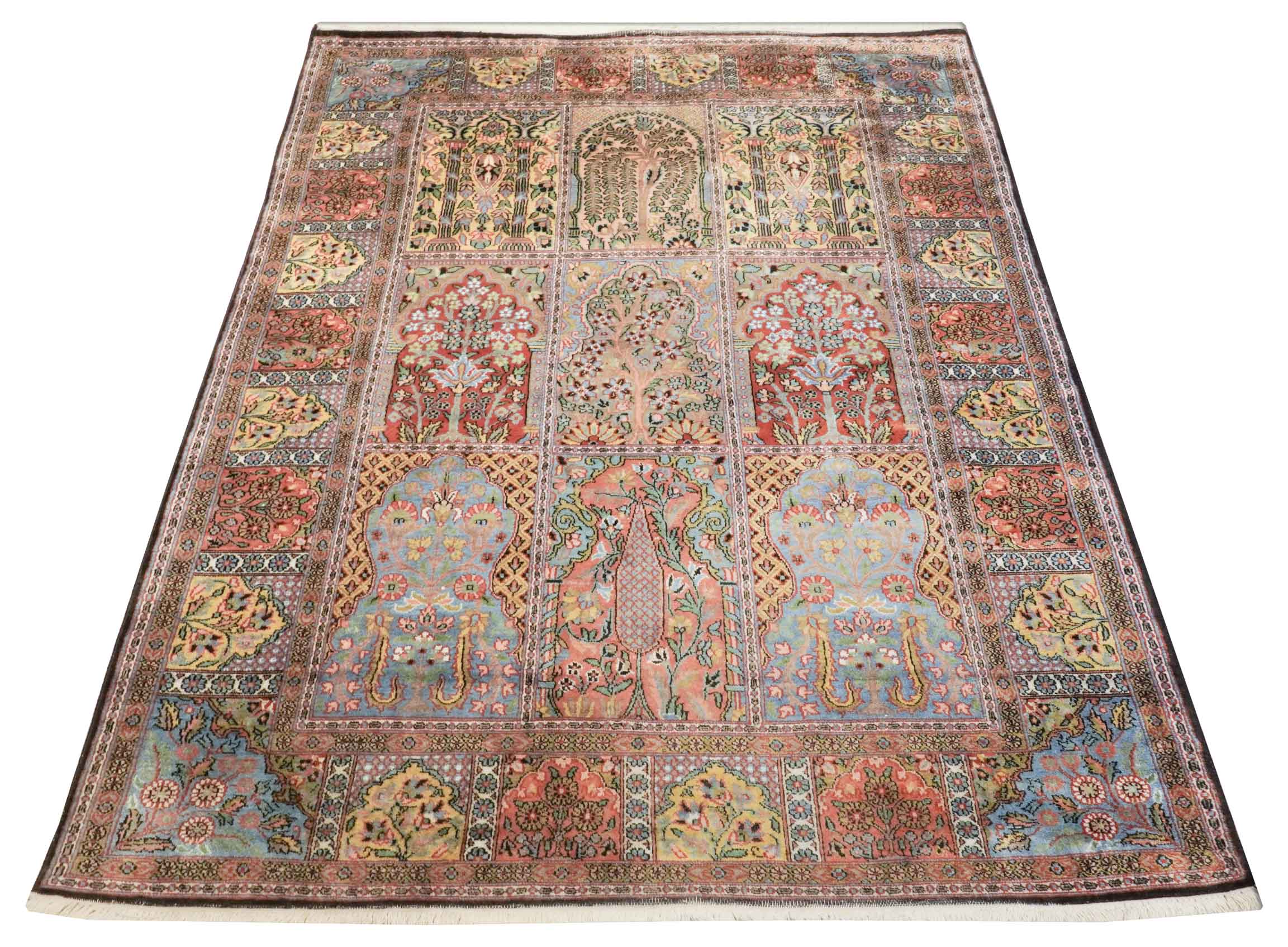 Kaschmir Teppich aus reiner Seide | 176 cm x 121 cm | Nr. Z-4362