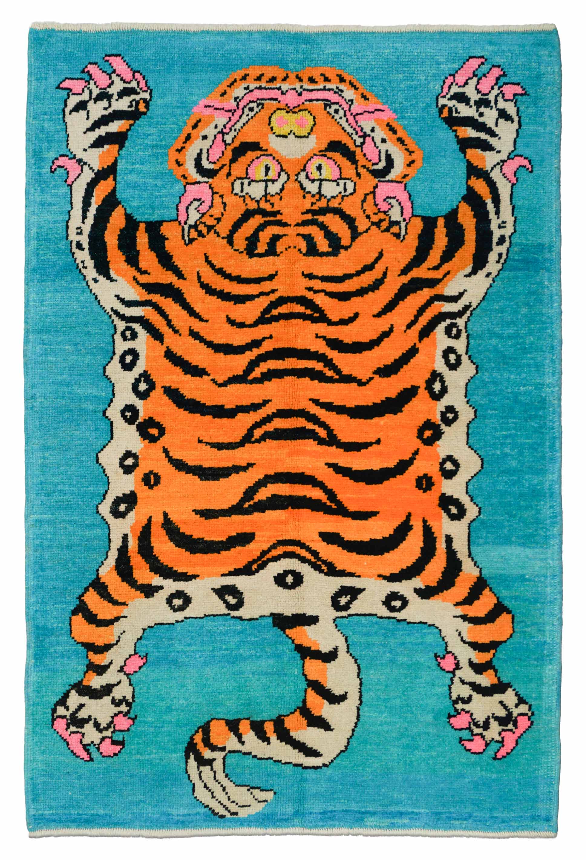 Tiger Teppich | 194 cm x 130 cm | Nr. Z-4400