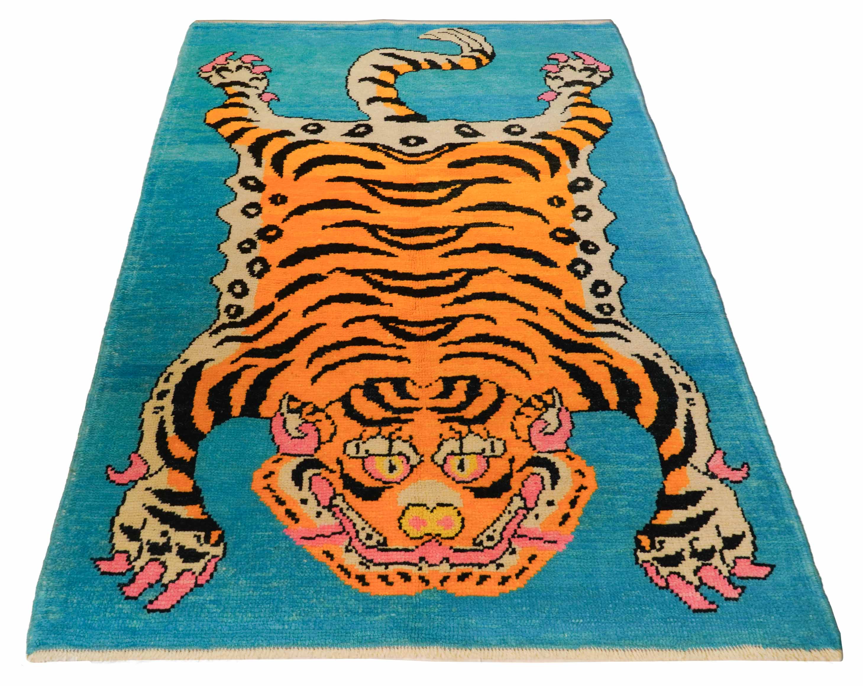 Tiger Teppich | 194 cm x 130 cm | Nr. Z-4400