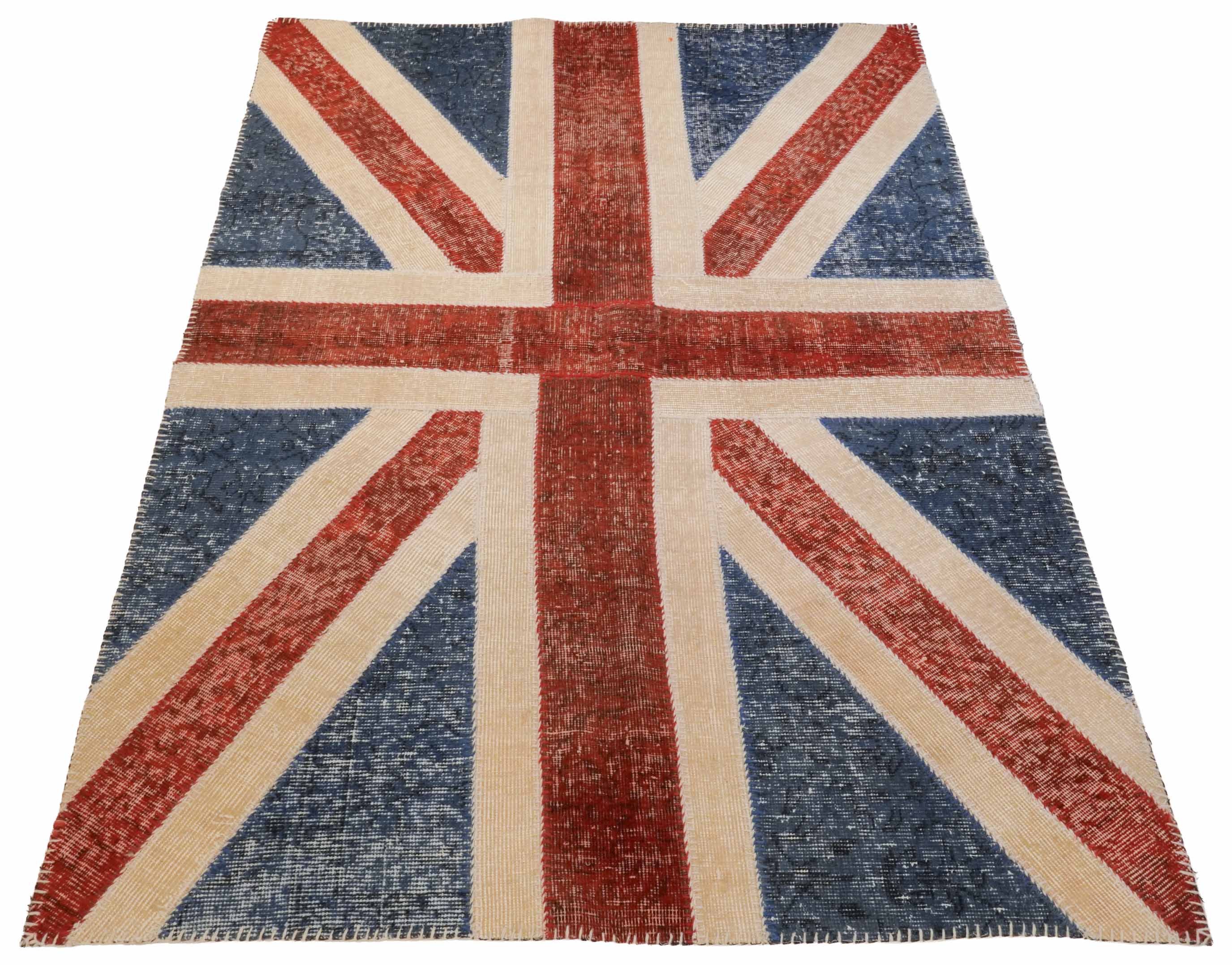 Vintage Patchwork Teppich | 181 cm x 122 cm | Nr. Z-4404