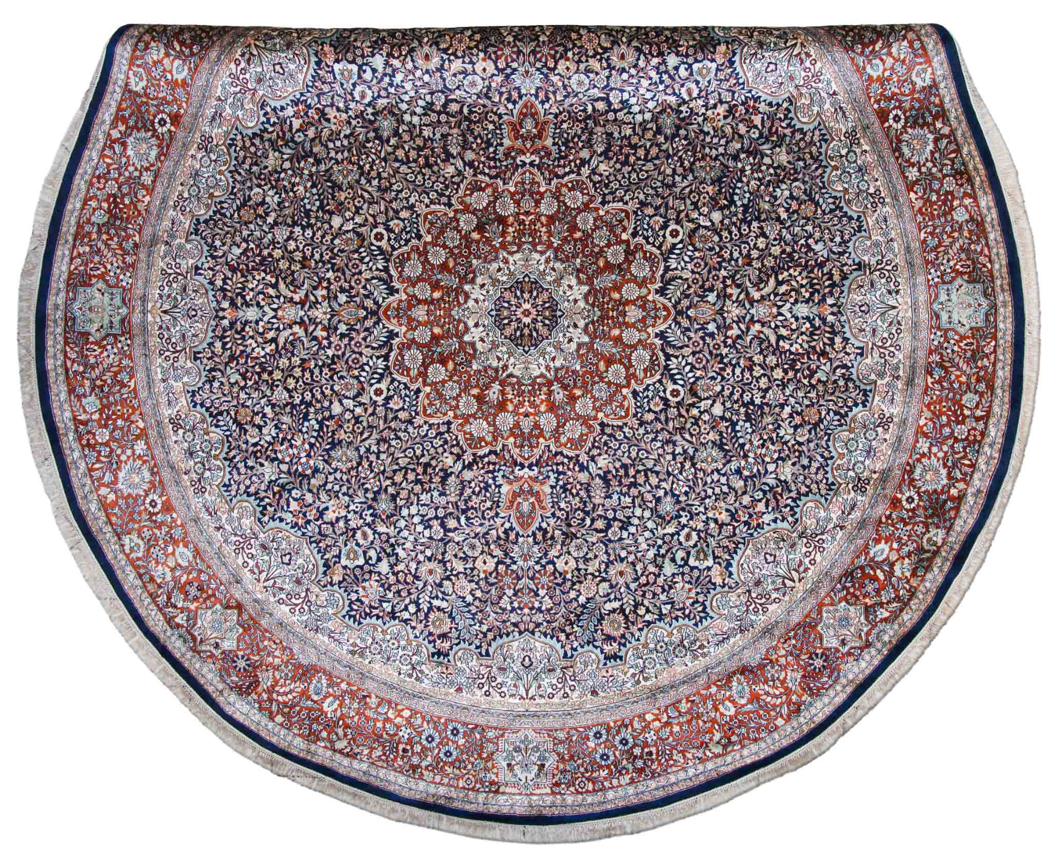 Kaschmir Teppich aus reiner Seide | 363 cm x 363 cm | Nr. Z-4485