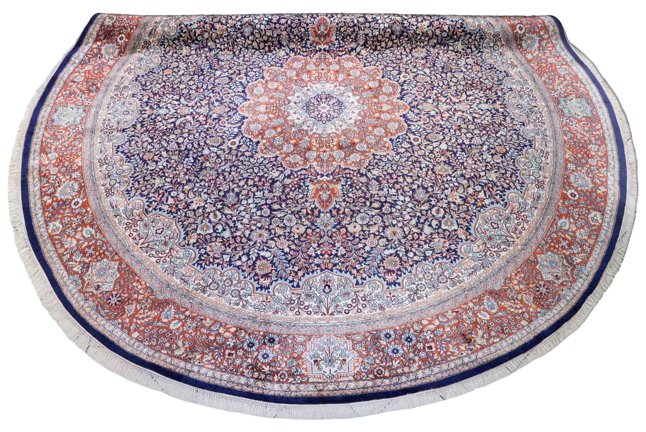 Kaschmir Teppich aus reiner Seide | 363 cm x 363 cm | Nr. Z-4485