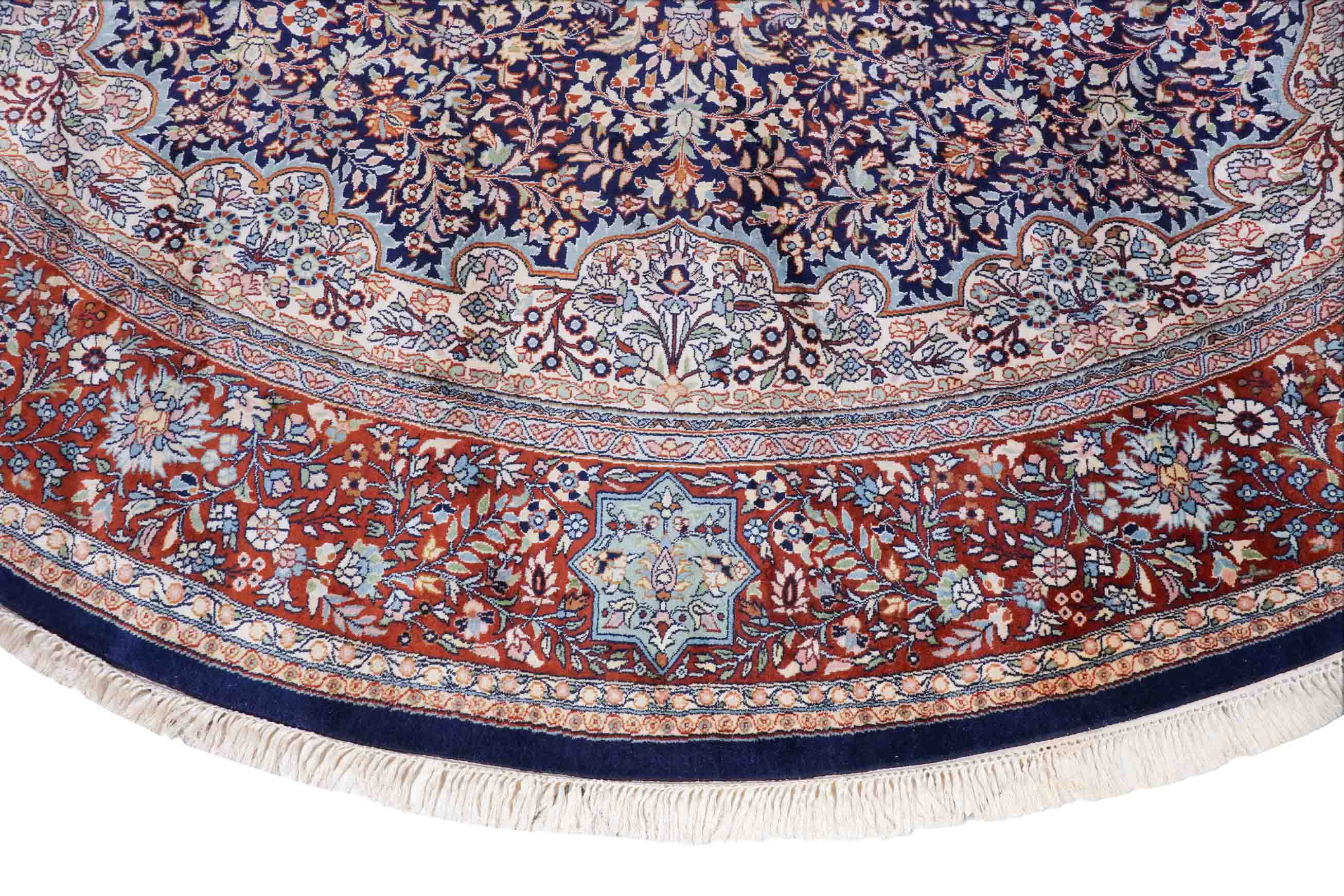 Kaschmir Teppich aus reiner Seide | 363 cm x 363 cm | Nr. Z-4485