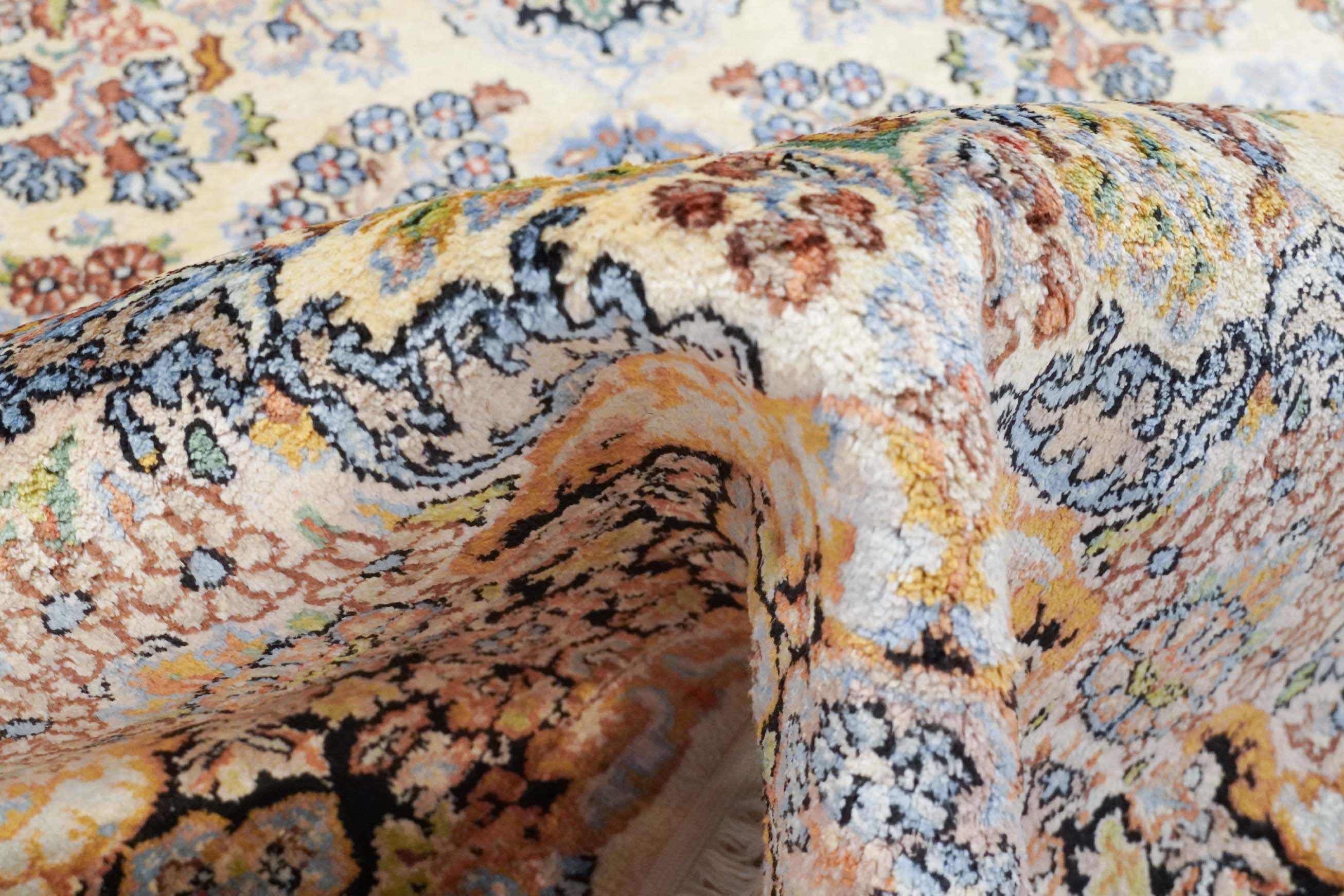 Kaschmir Teppich aus reiner Seide | 197 cm x 118 cm | Nr. Z-4494