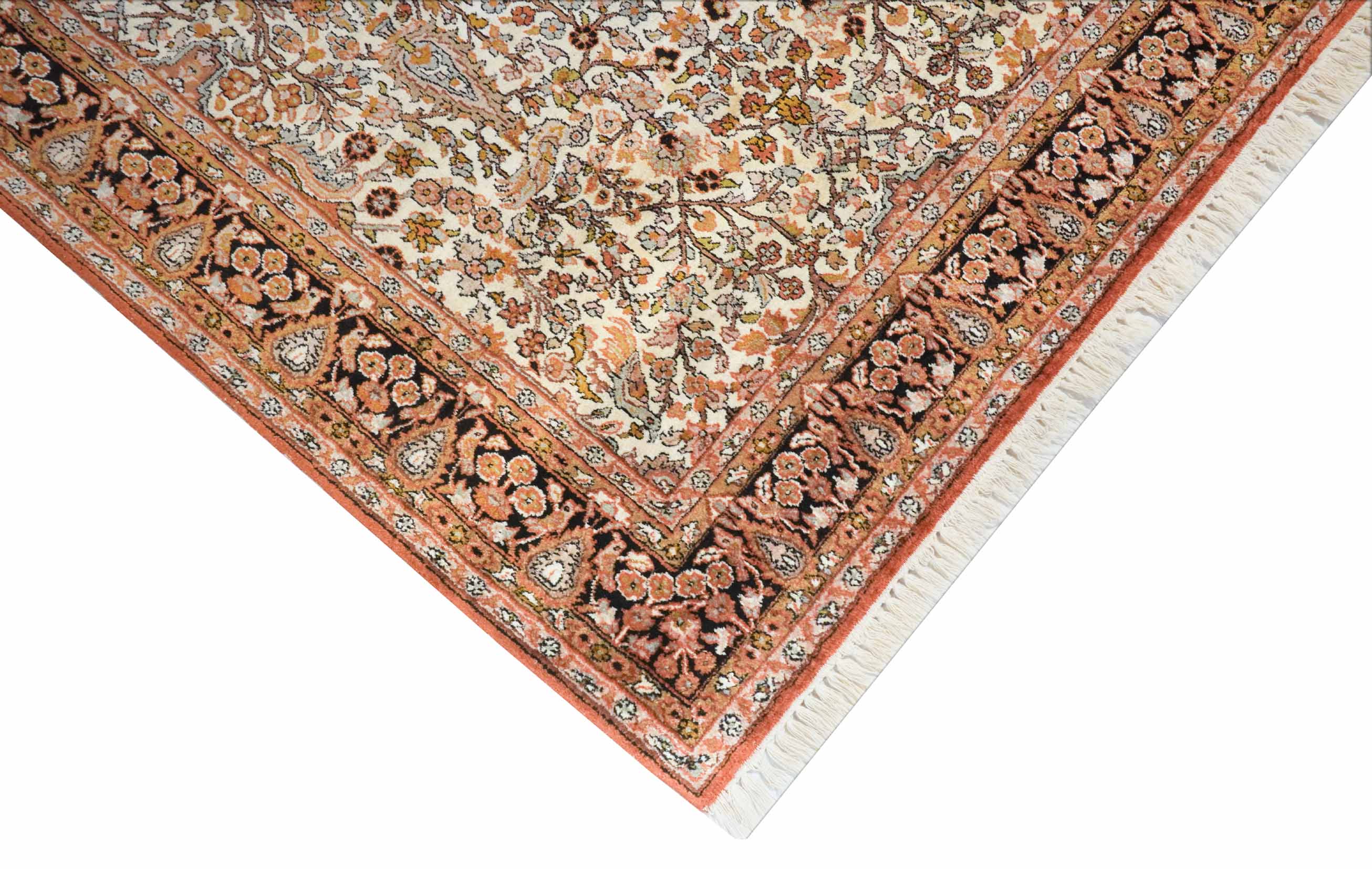 Kaschmir Teppich aus reiner Seide | 183 cm x 122 cm | Nr. Z-4495
