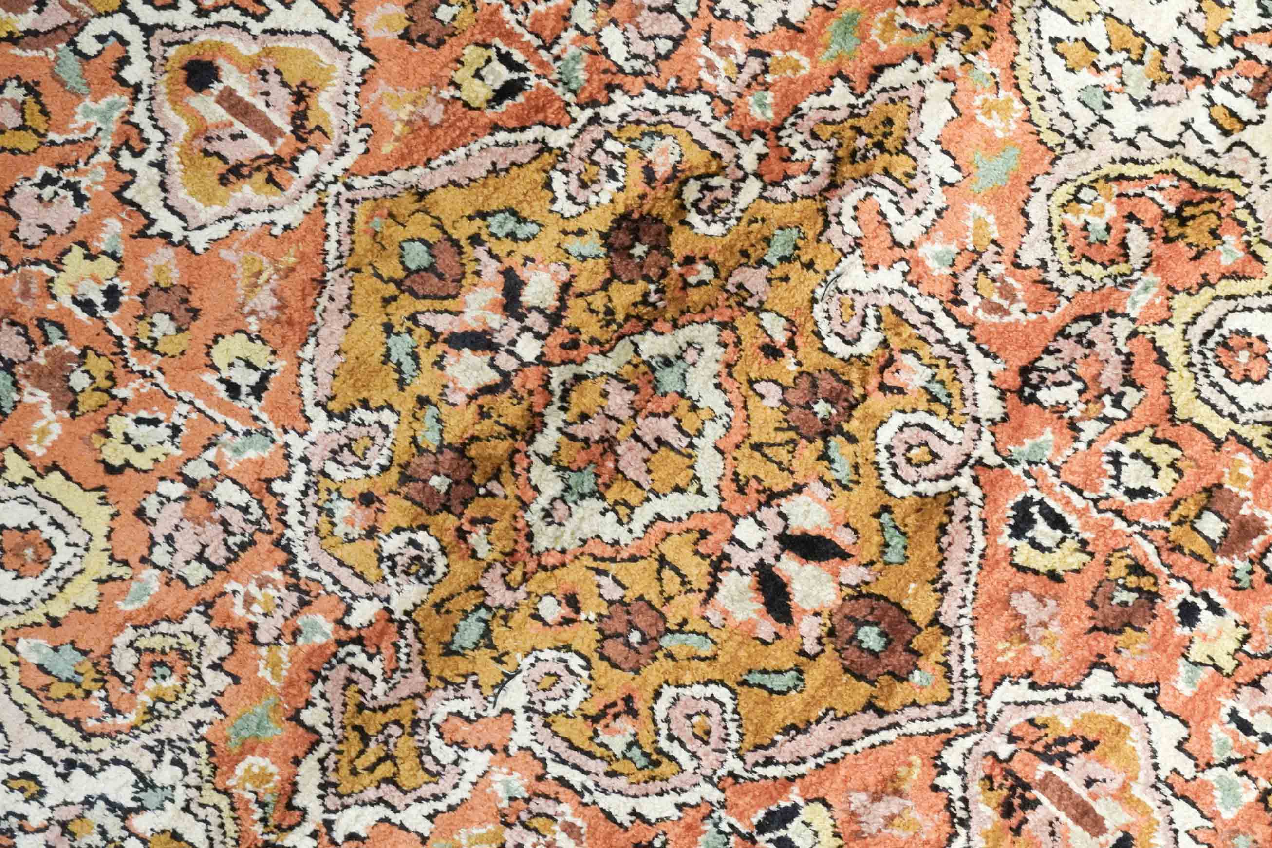 Kaschmir Teppich aus reiner Seide | 188 cm x 120 cm | Nr. Z-4496