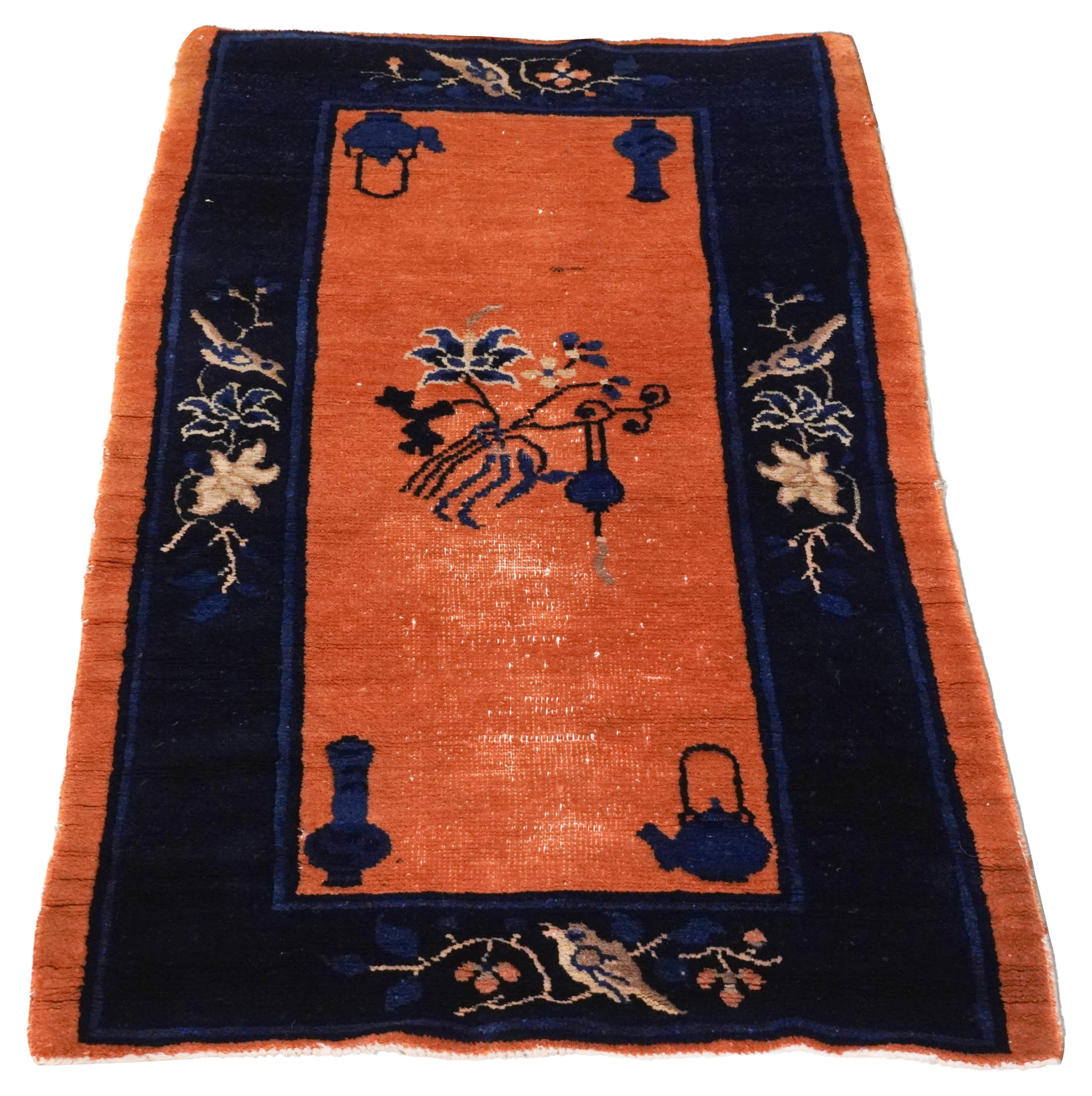 Antiker China Teppich | 122 cm x 72 cm | Nr. Z-4503