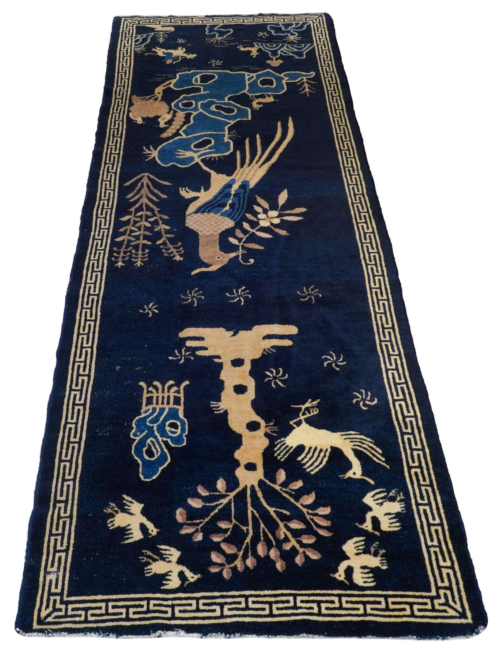 Antiker China Teppich | 260 cm x 93 cm | Nr. Z-4505