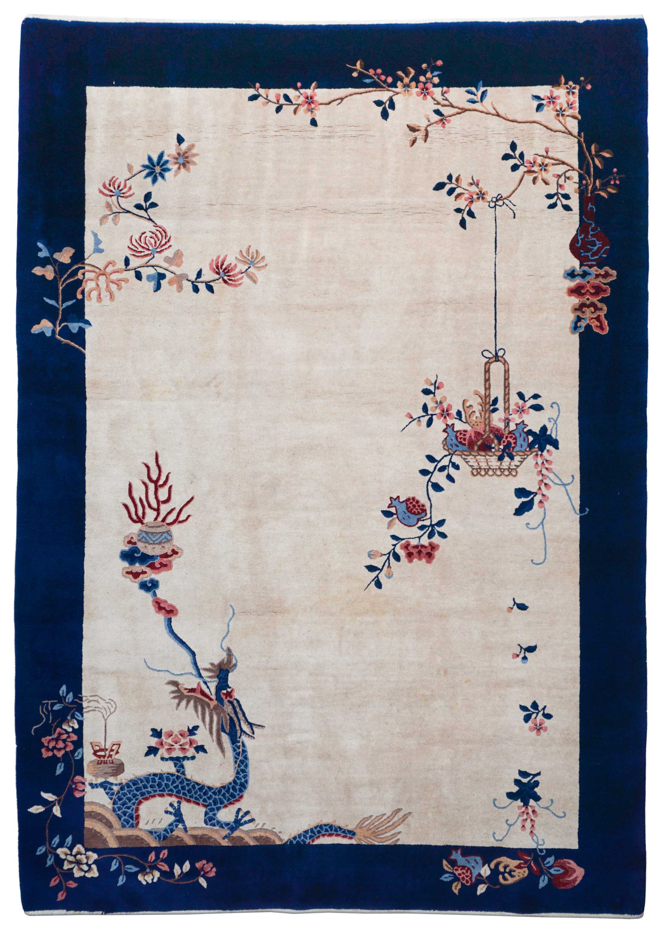 Alter China Teppich | 261 cm x 186 cm | Nr. Z-4508