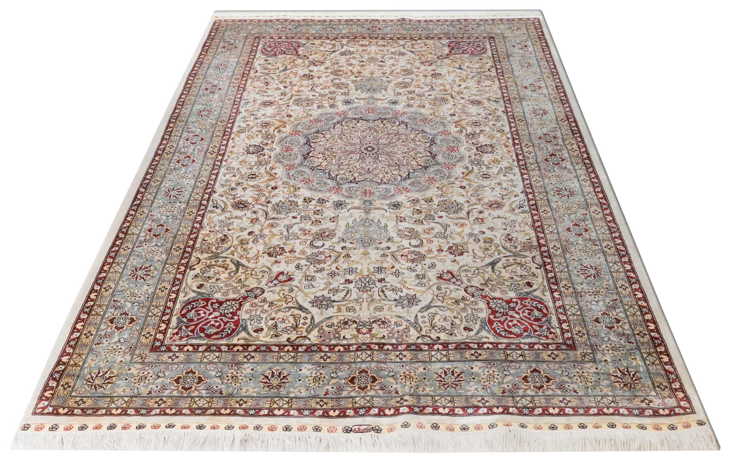 Chinesischer Hereke aus reiner Seide | 154 cm x 94 cm | Nr. Z-4614
